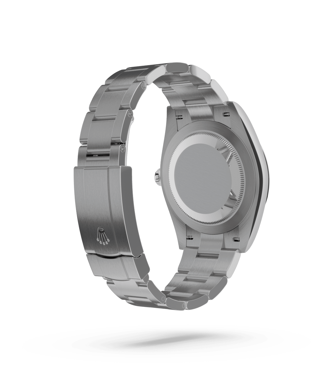 Rolex Oyster Perpetual 41 in Oyster, 41 mm, Oystersteel with a Groen dial, Gewelfd bezel, and Oyster, massieve driedelige schakels bracelet