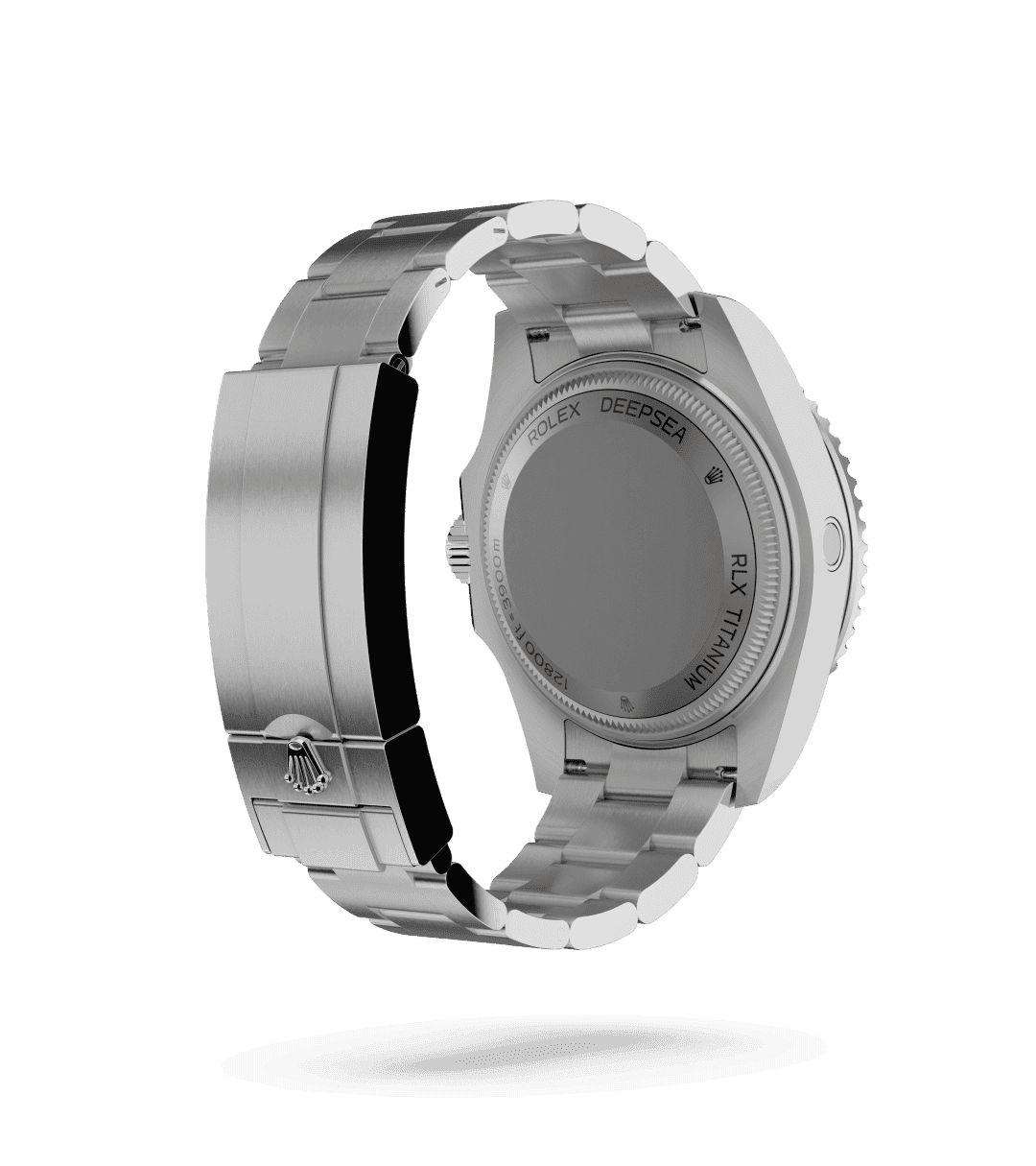 Rolex Rolex Deepsea in Oyster, 44 mm, Oystersteel with a D-blue dial, Unidirectional rotatable 60-minute graduated, scratch-resistant Cerachrom insert in black ceramic, numerals and graduations coated in platinum bezel, and Oyster, three-piece solid links bracelet