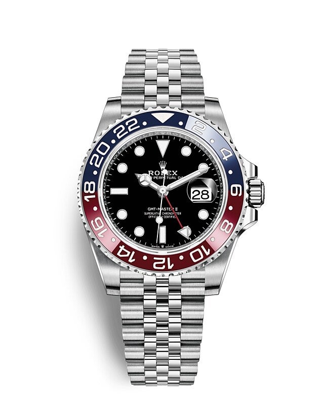 Rolex GMT Master II in Oystersteel M126710BLRO 0001 GASSAN