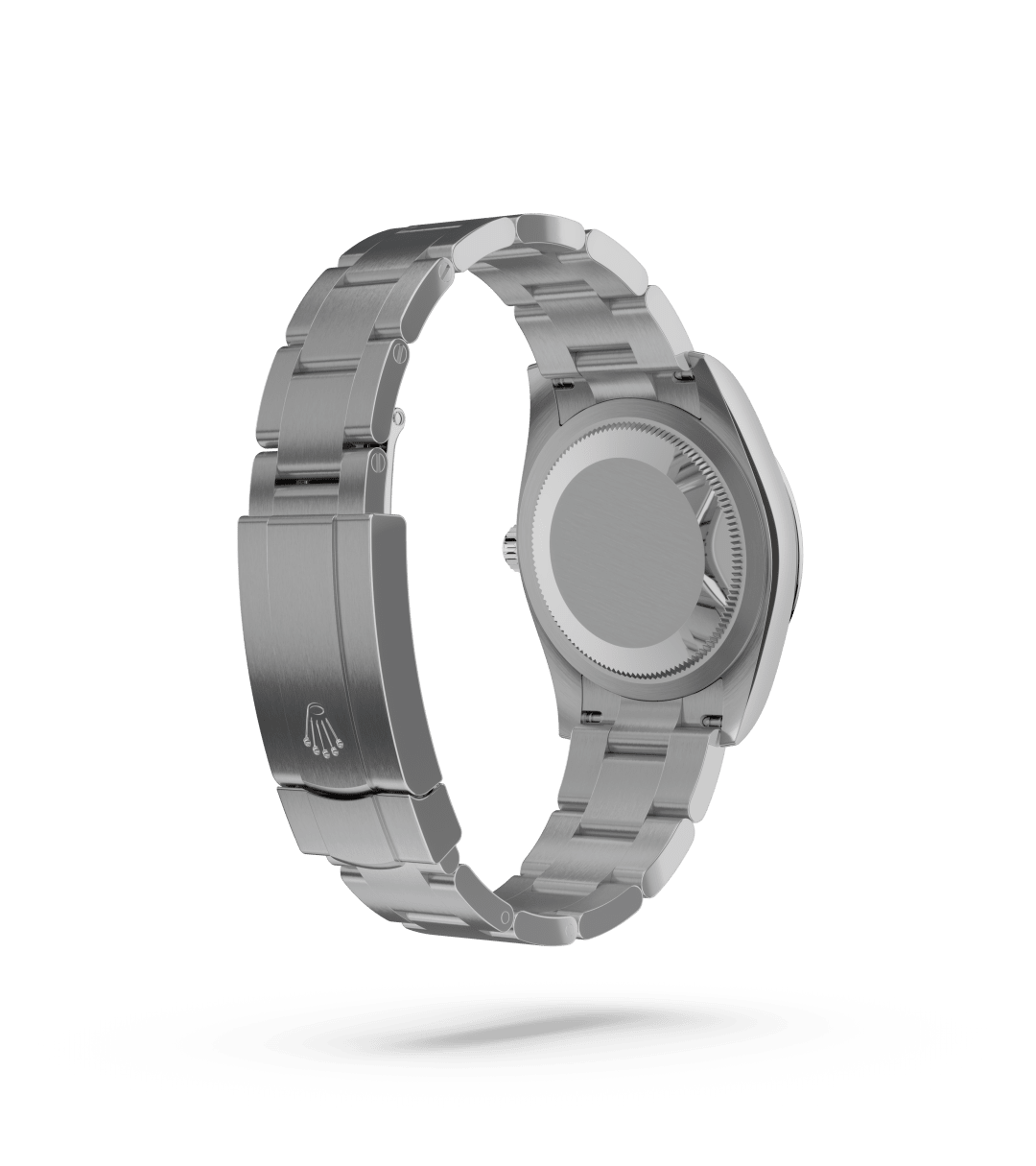 Rolex Oyster Perpetual 34 in Oyster, 34 mm, Oystersteel with a Bright blue dial, Domed bezel, and Oyster, three-piece solid links bracelet