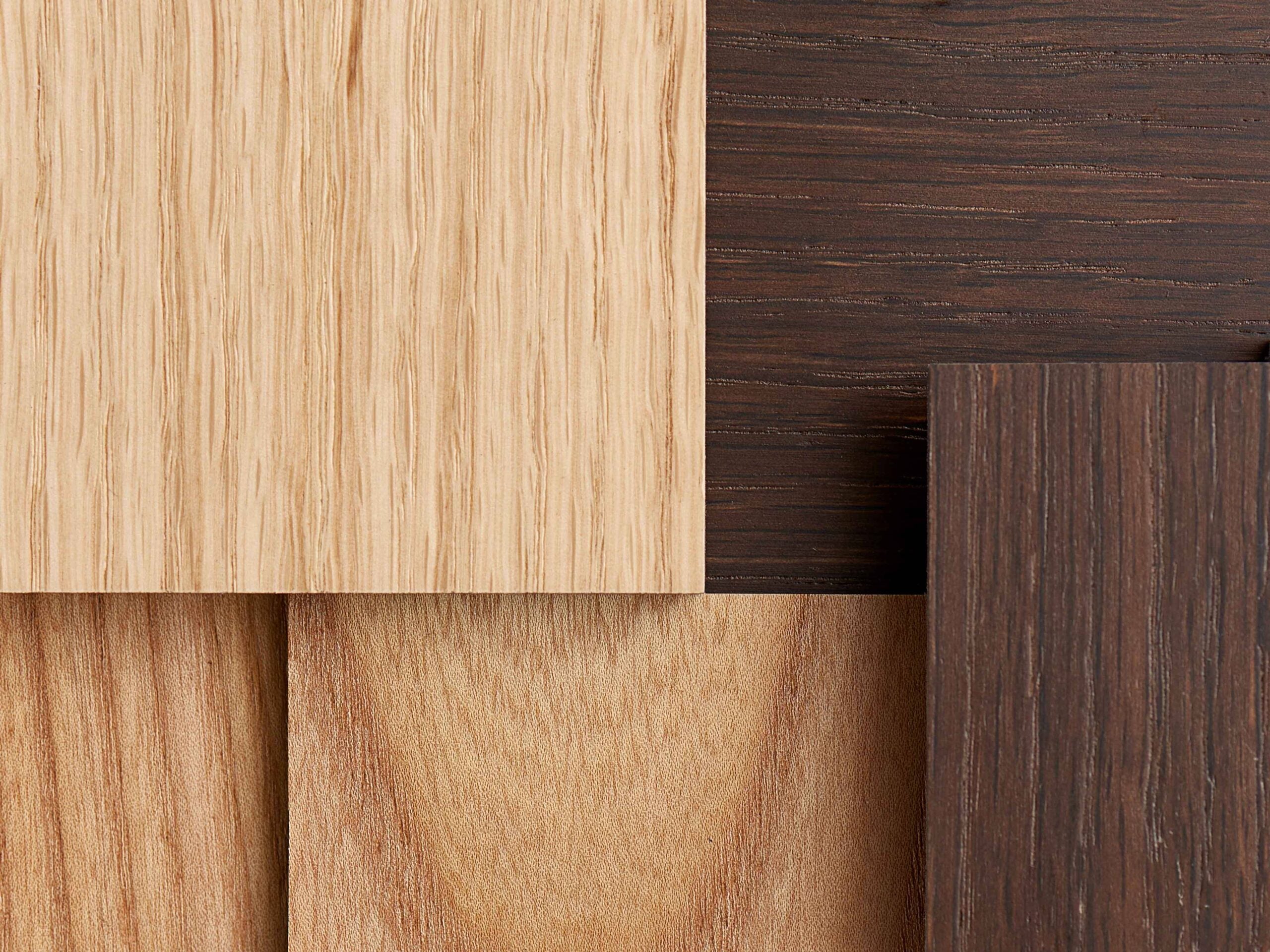 Wood veneer samples - decospan - moodboard
