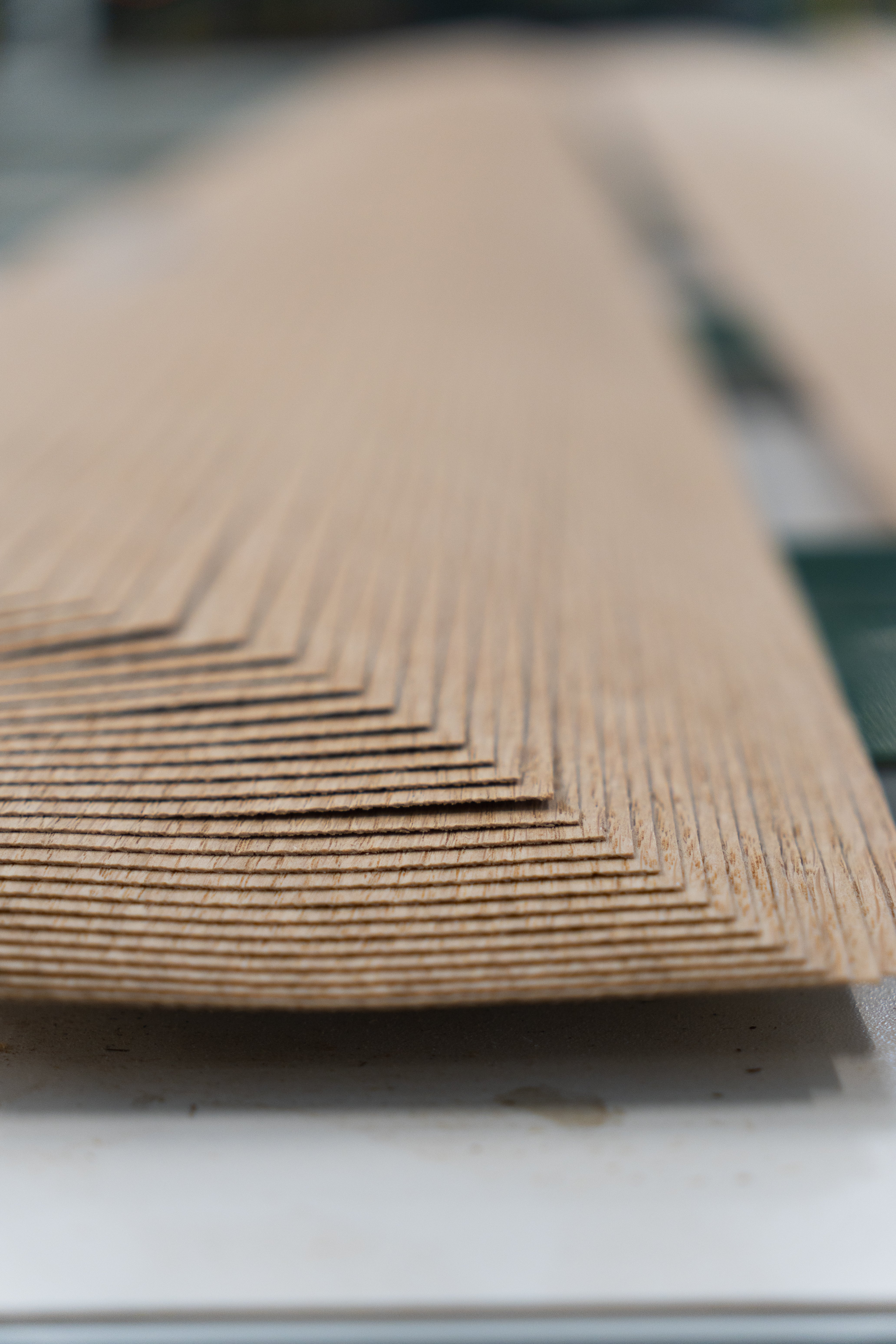 Decospan - houtfineerplaten - detail - mixmatch techniek