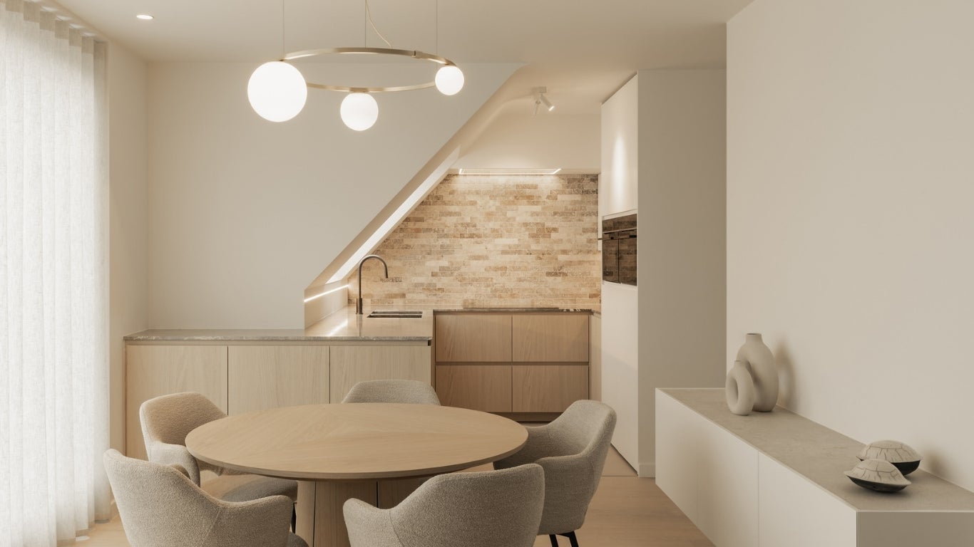 cabinetry kitchen - interior design - wood veneer - shinnoki milk oak 