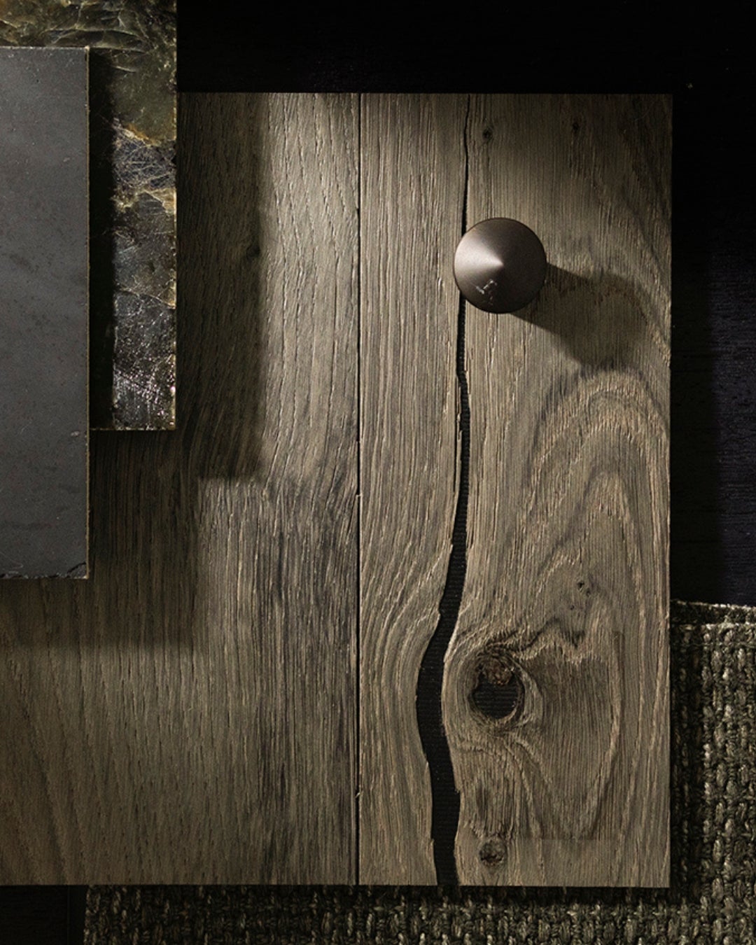 Querkus moodboard - Vintage Baltimore - oak veneer collection