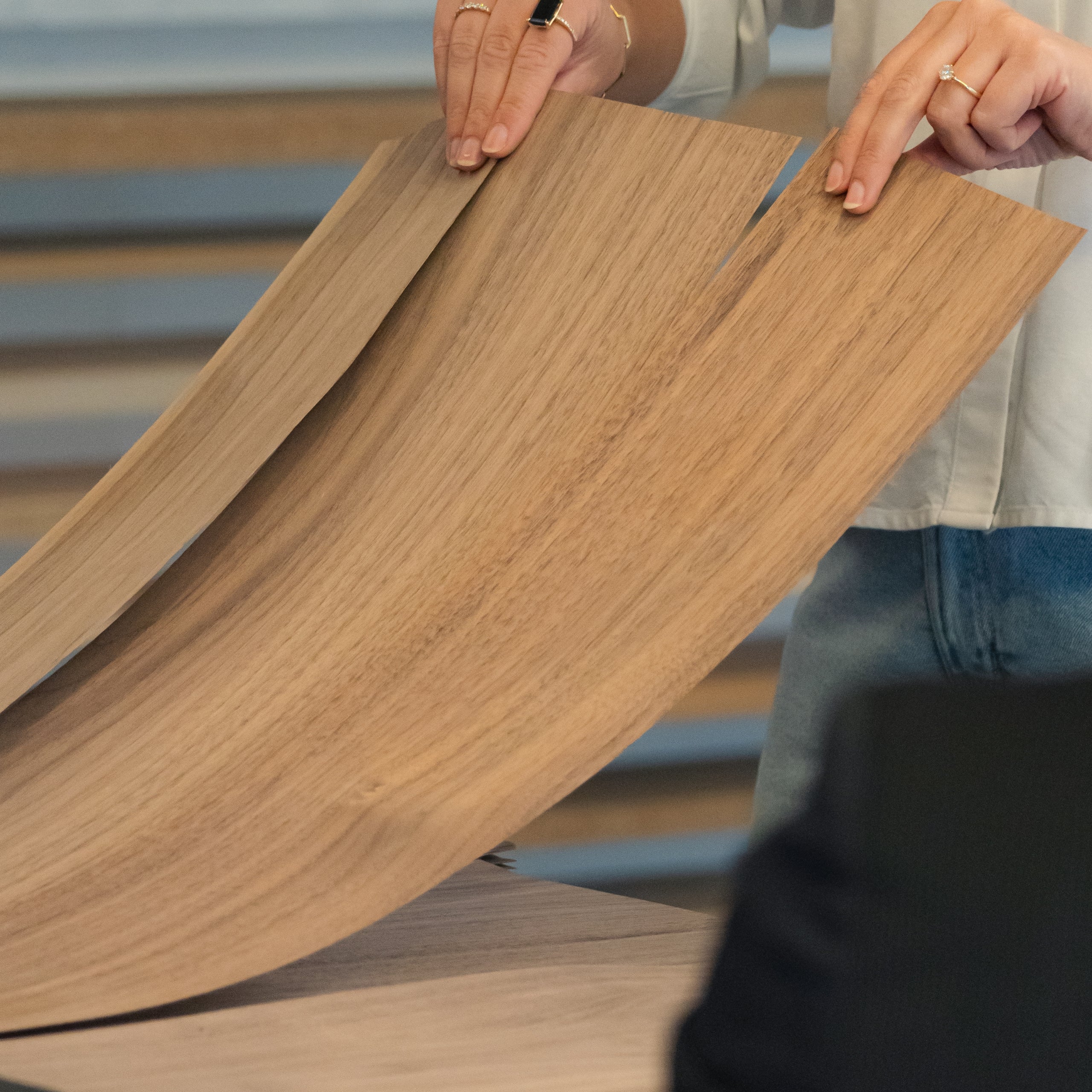 Decospan - wood veneer - mixmatch technique