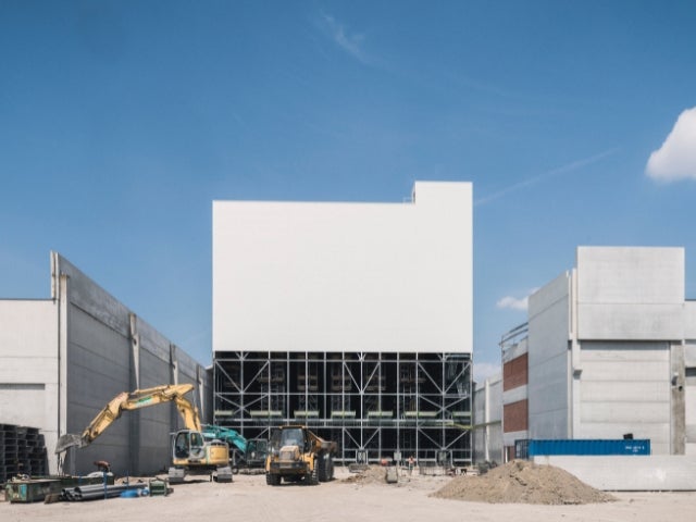 Decospan history slider - construction new site Menen