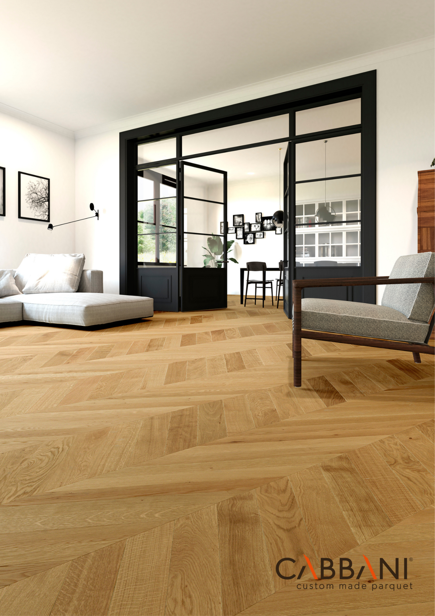 herringbone floor - herringbone flooring - veneer herringbone floor - veneer - cabbani - parquet - herringbone parquet