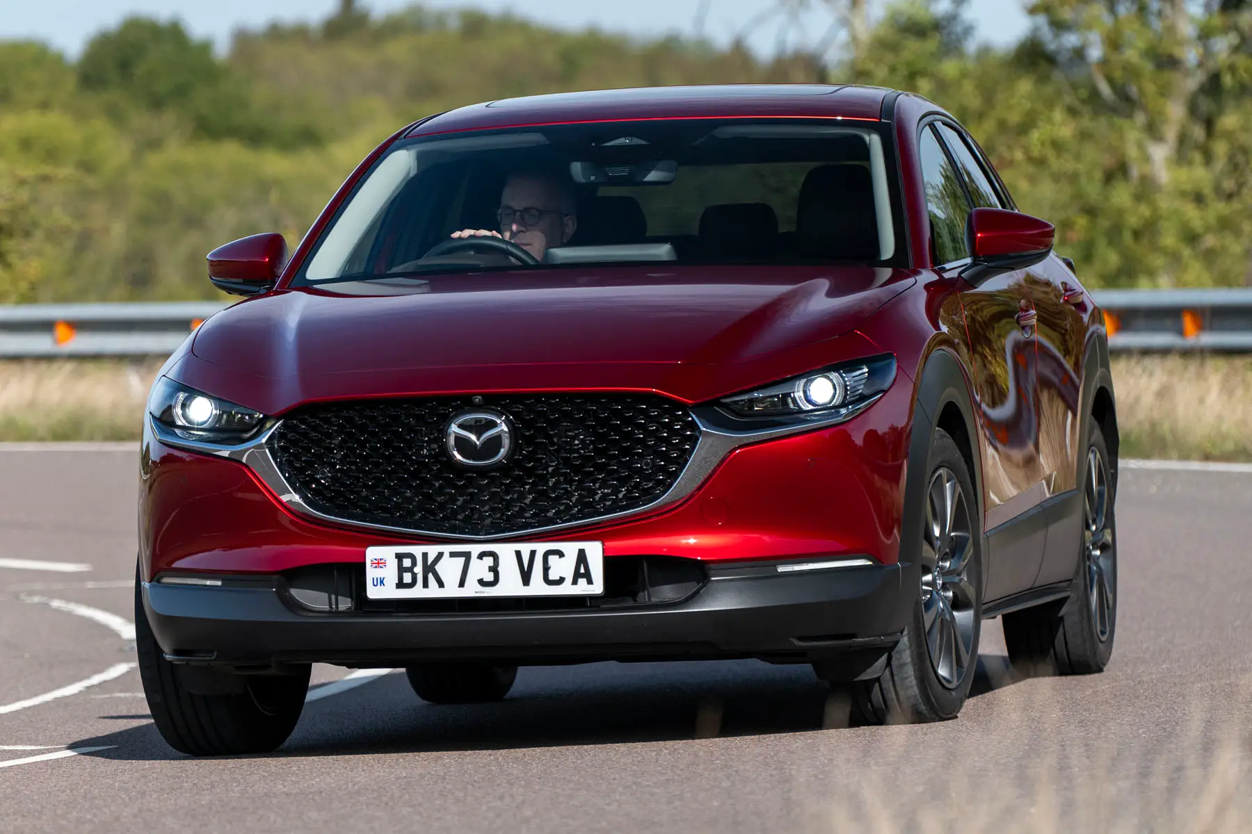 Mazda CX-30 Review 2024: front dynamic