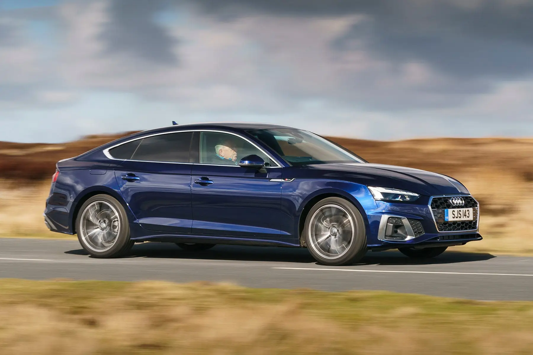 Audi A5 Sportback Review 2023: front dynamic