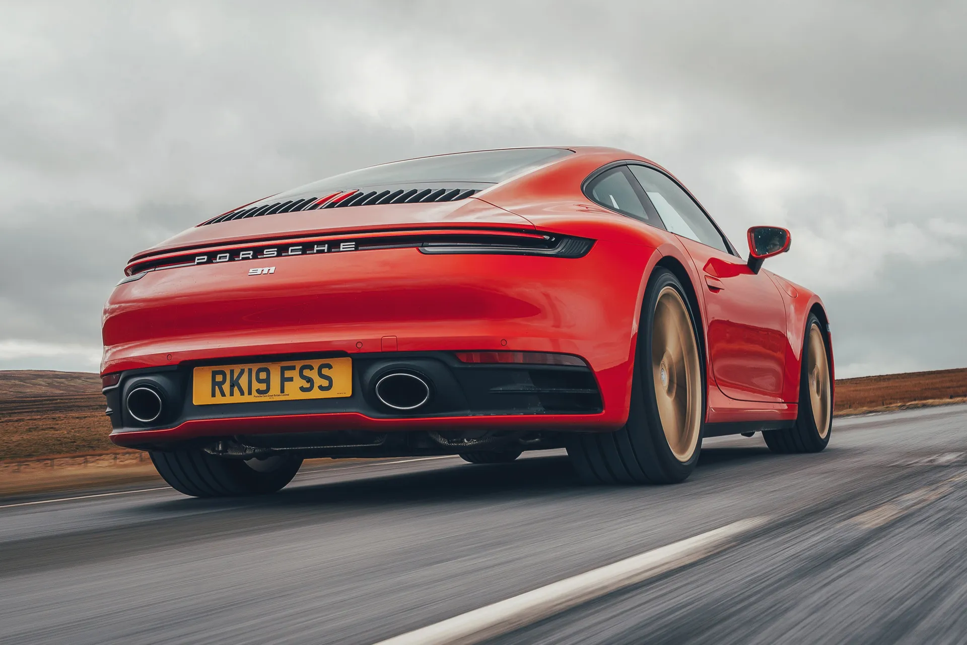 Porsche 911 Rear View