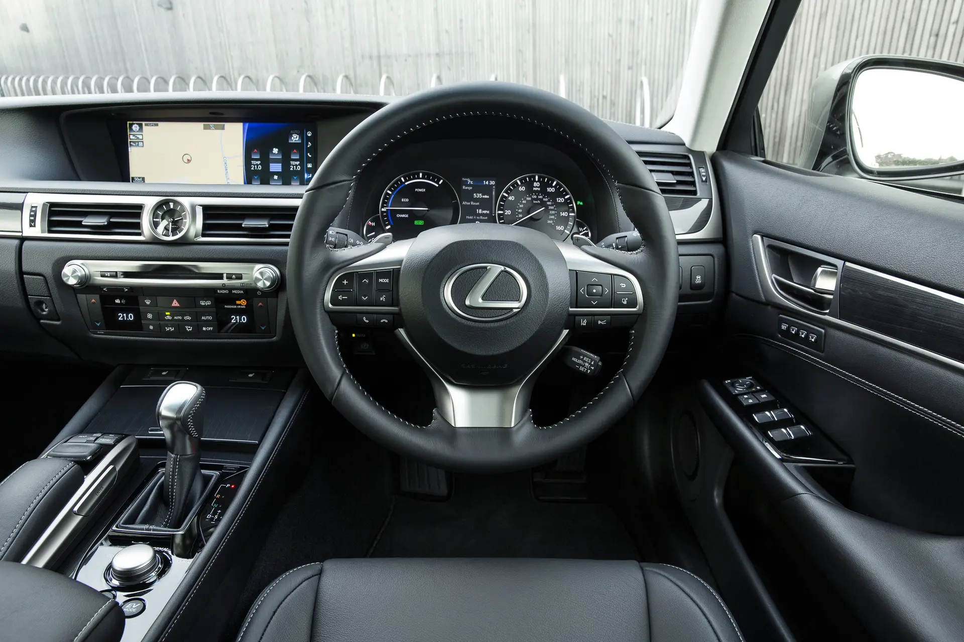 Lexus GS (2012-2018) Review: interior close up photo of the Lexus GS dashboard