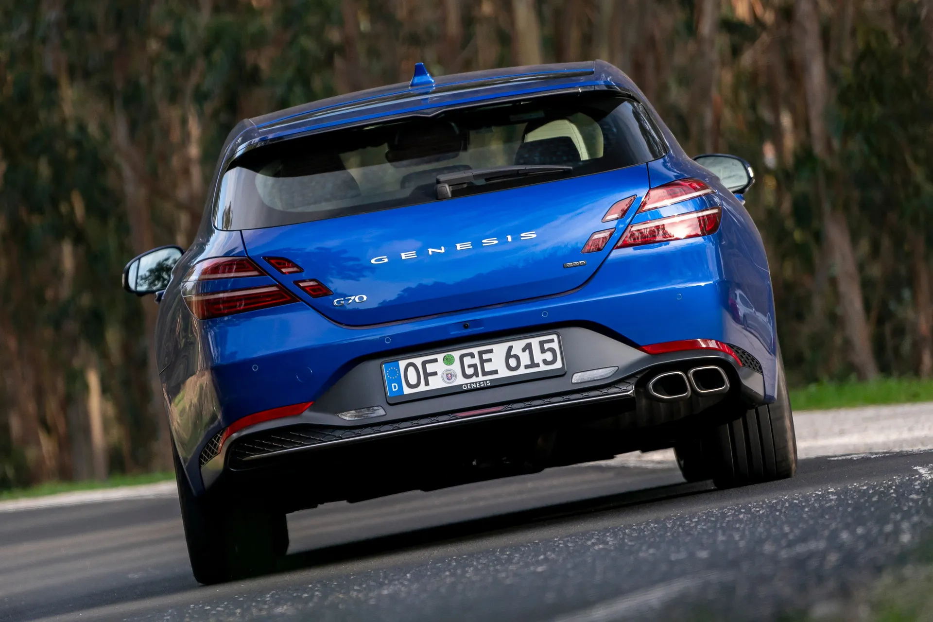 Genesis G70 Shooting Brake Review 2023: rear dynamic