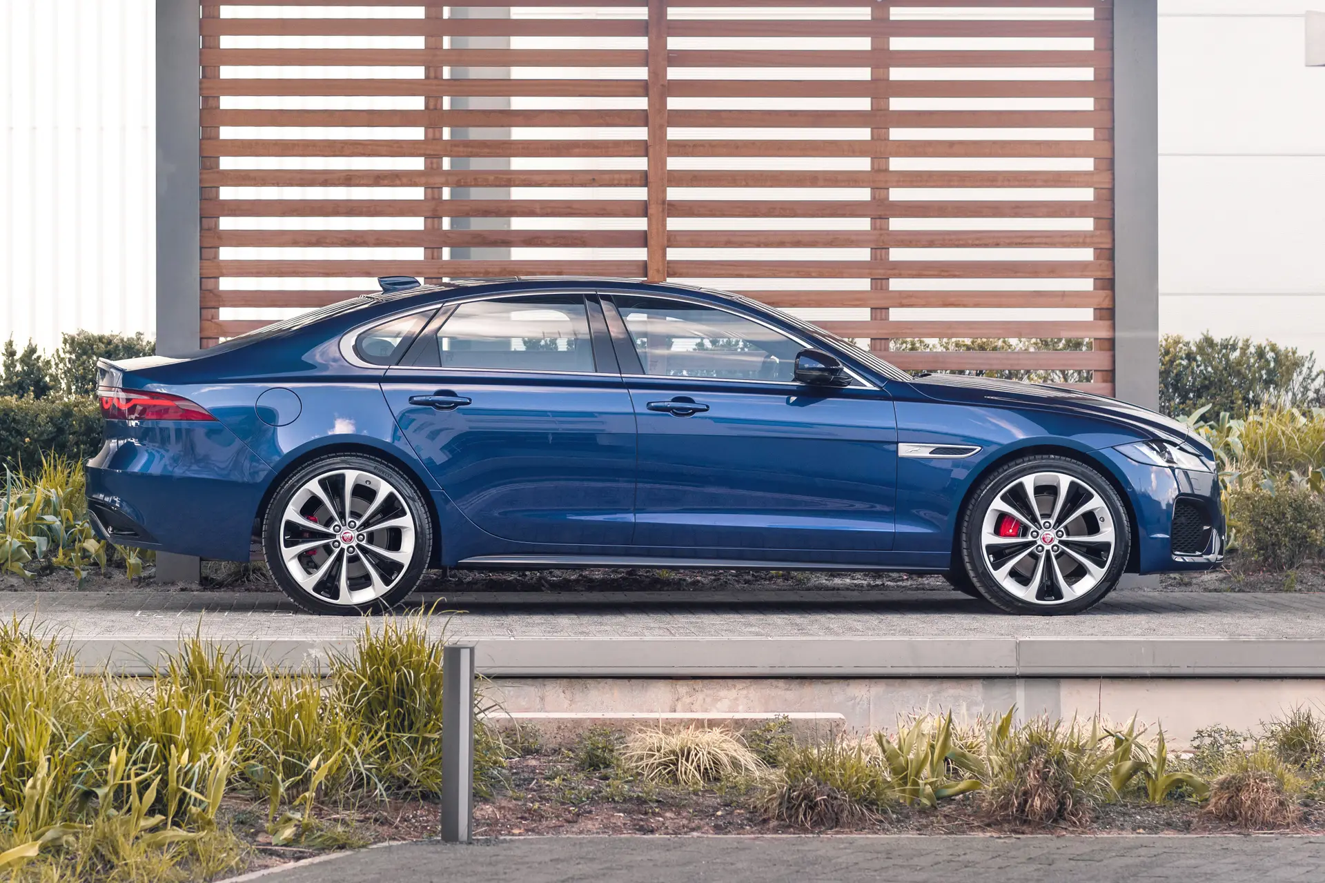 Jaguar XF Review 2024 side profile