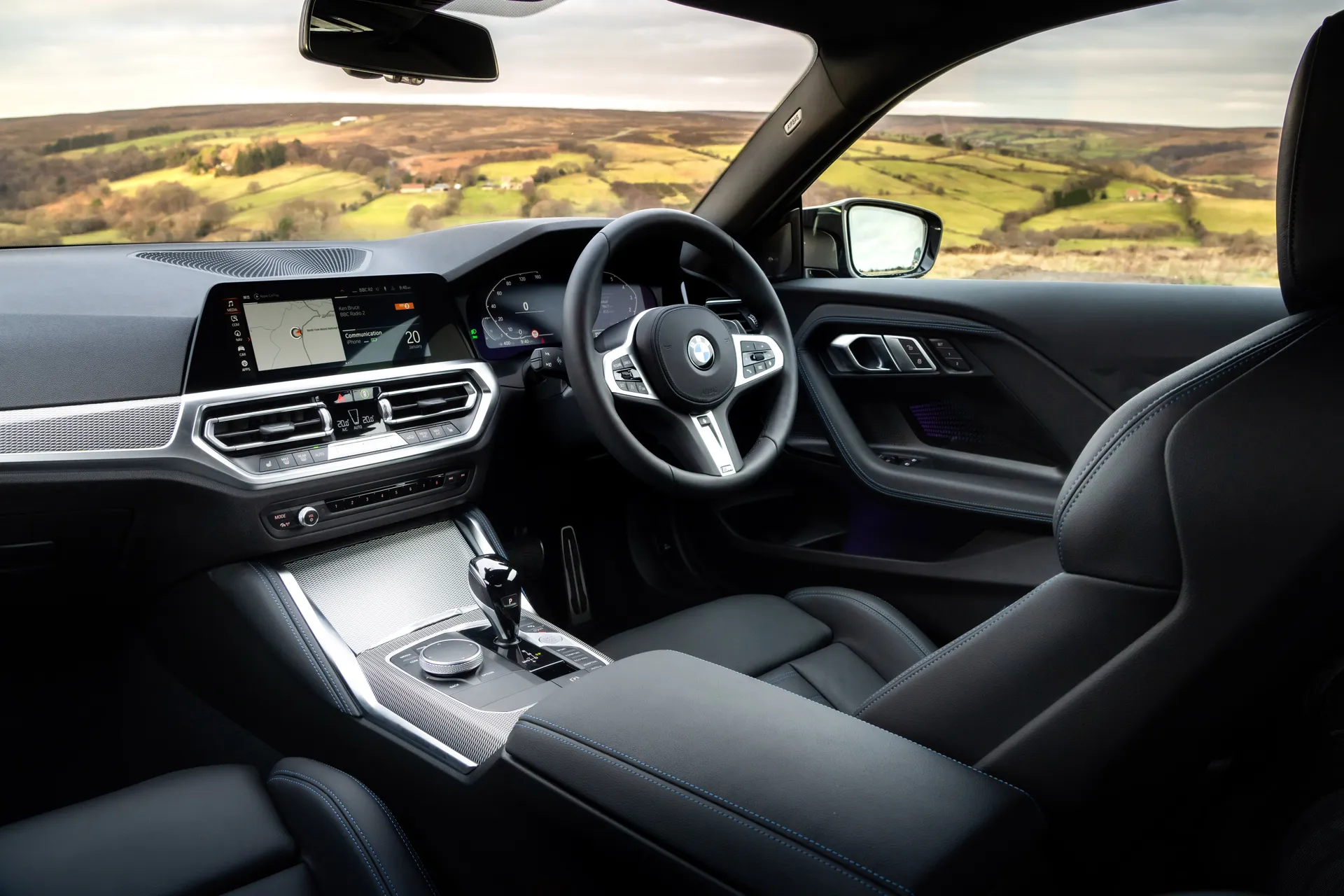 BMW 2 Series Coupe Review 2024: interior close up photo of the BMW 2 Series Coupe dashboard