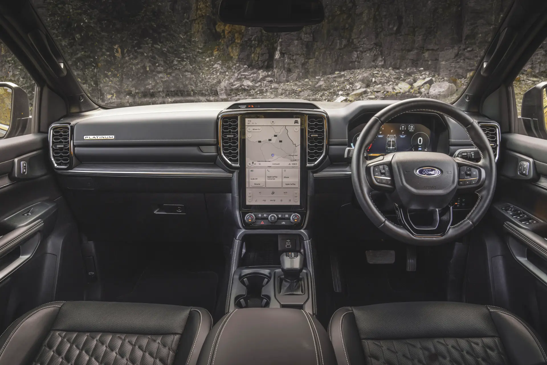 
Ford Ranger Review 2023: Interior Platinum
