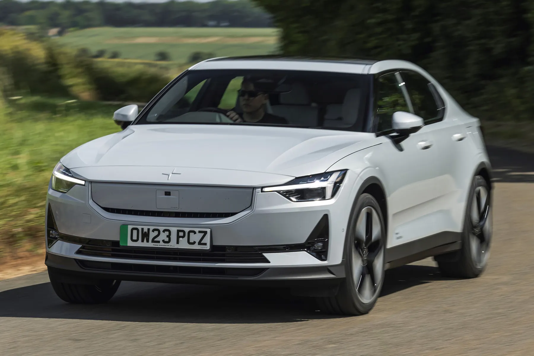 Polestar 2 Review: front dynamic