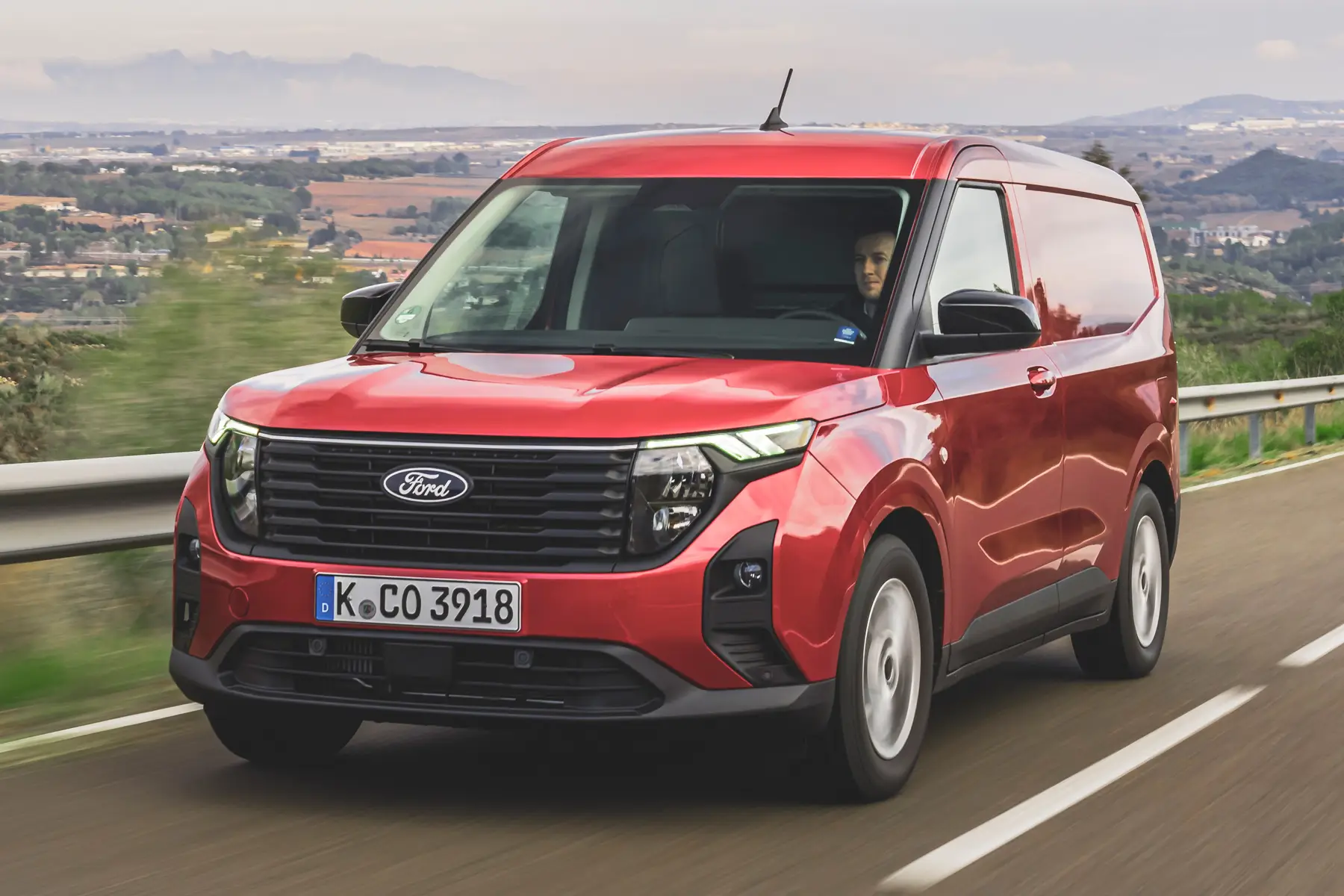 Ford Transit Courier Review 2024: front dynamic