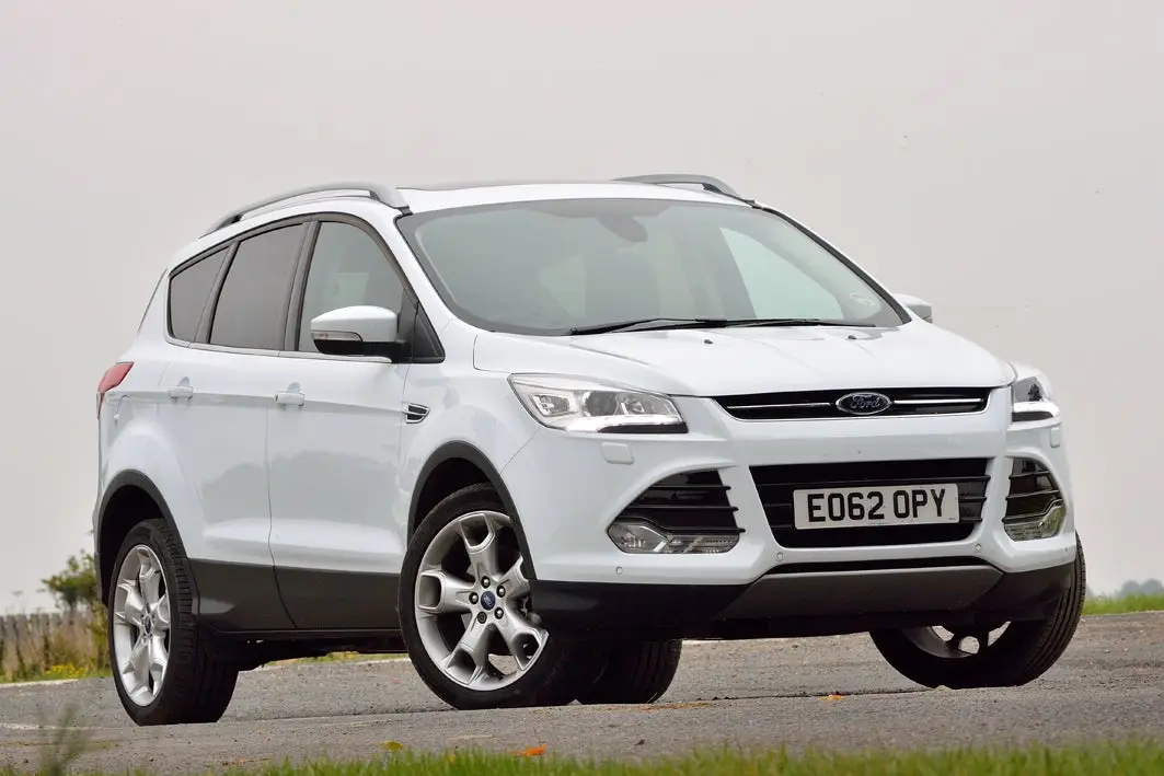 Ford Kuga (2013-2020) Review: exterior front three quarter photo of the Ford Kuga