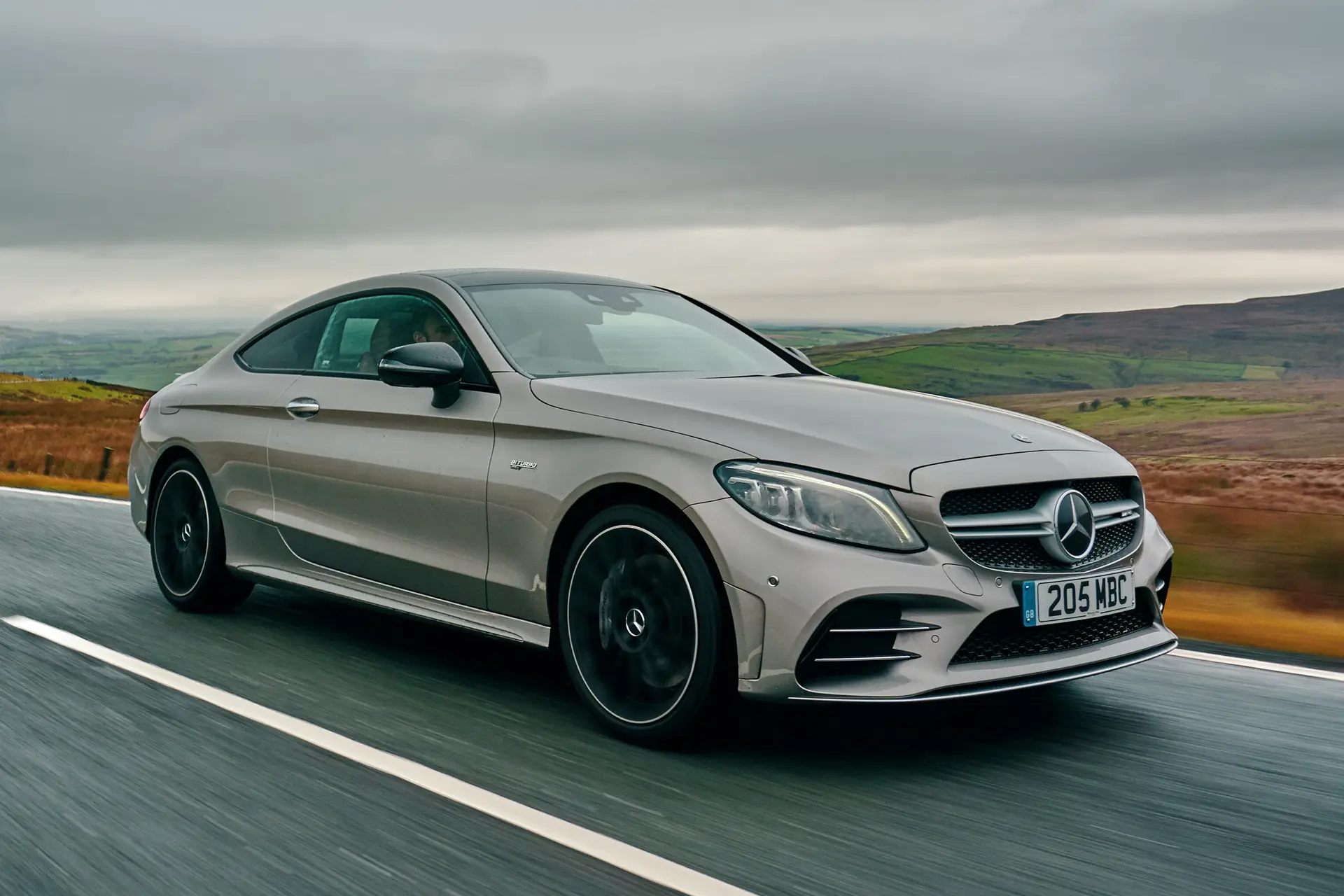Mercedes C-Class Coupe review 2023 side