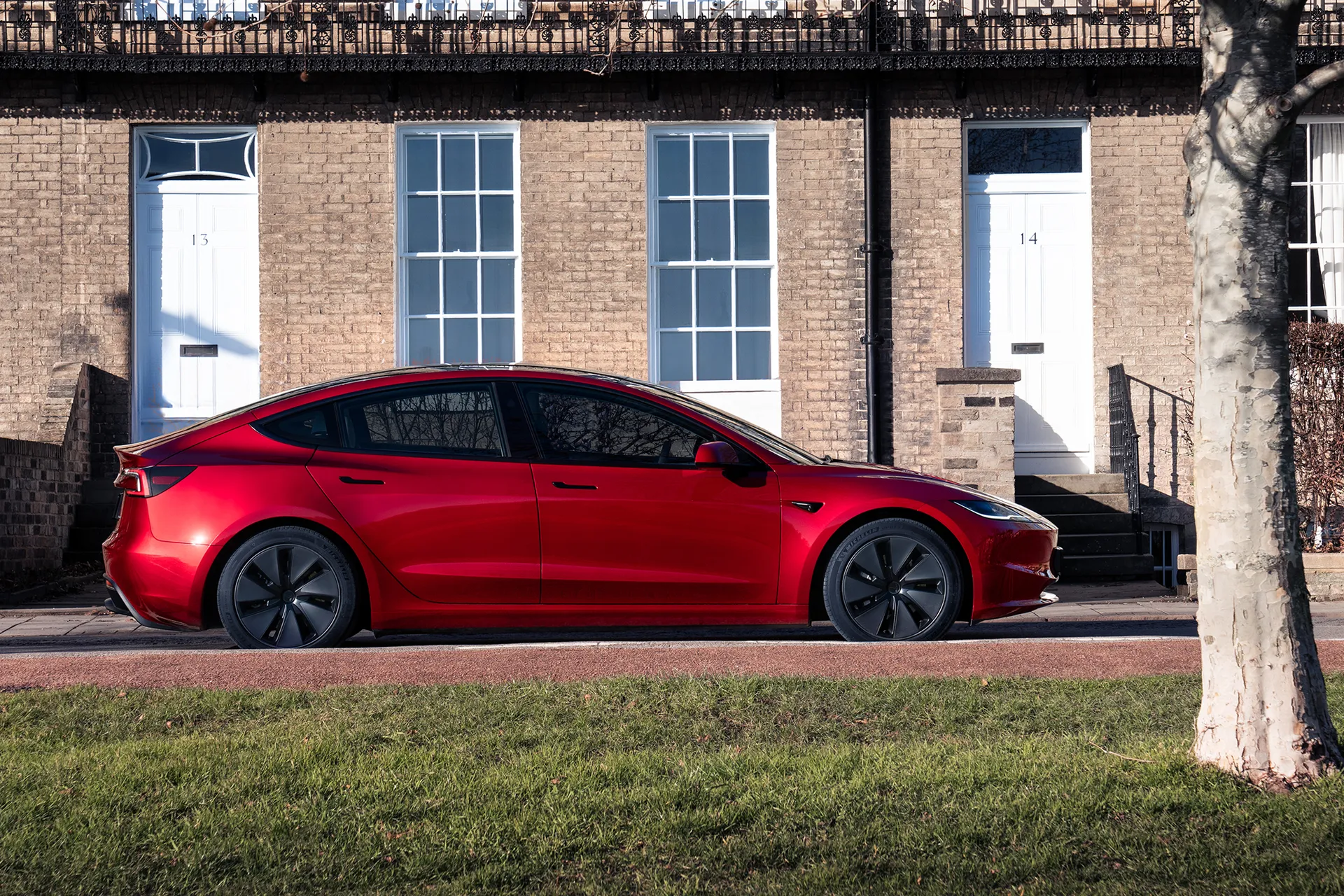 Tesla Model 3 review: side profile