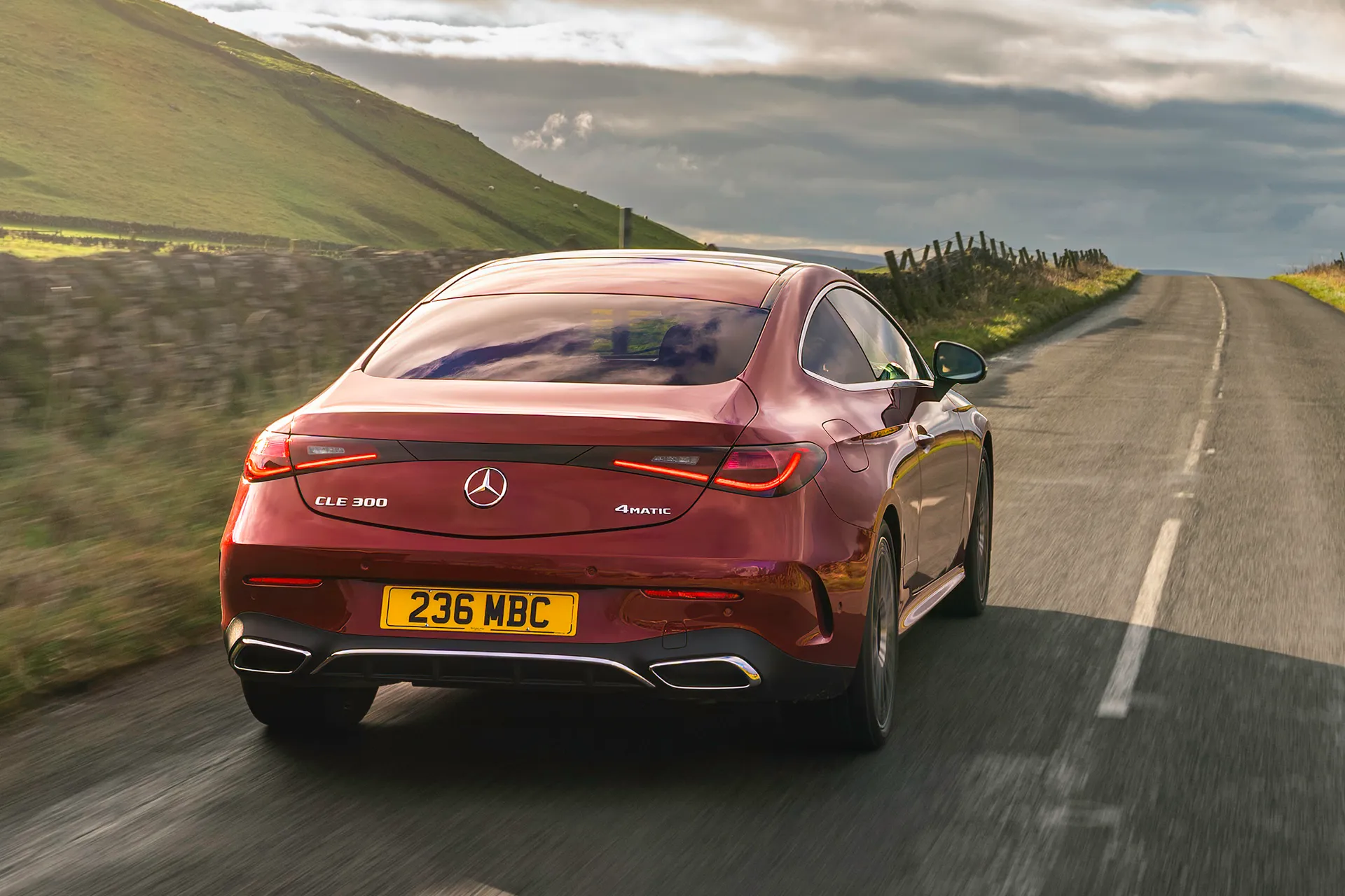 Mercedes-Benz CLE Review: driving dynamic rear