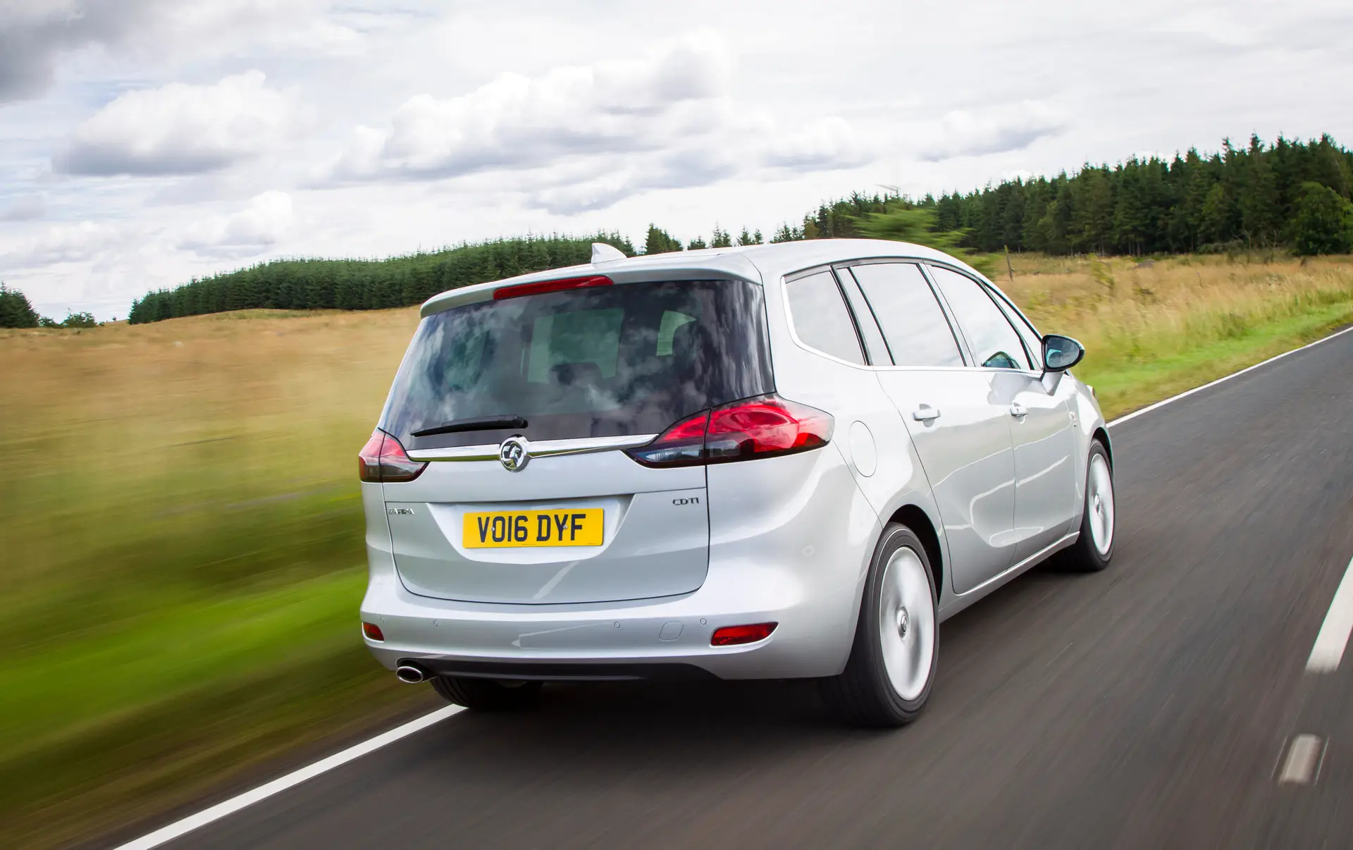 Vauxhall Zafira Tourer review 2023 Rear Side View