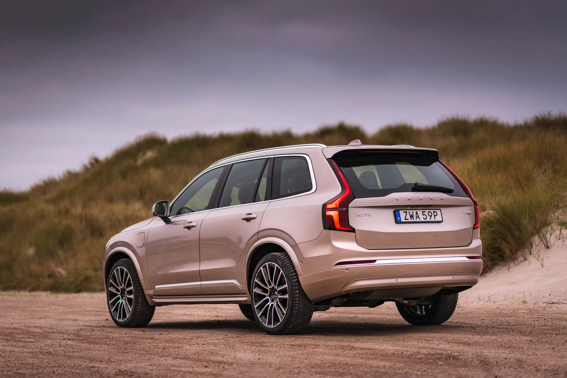 Volvo XC90 Review: rear three quarters
