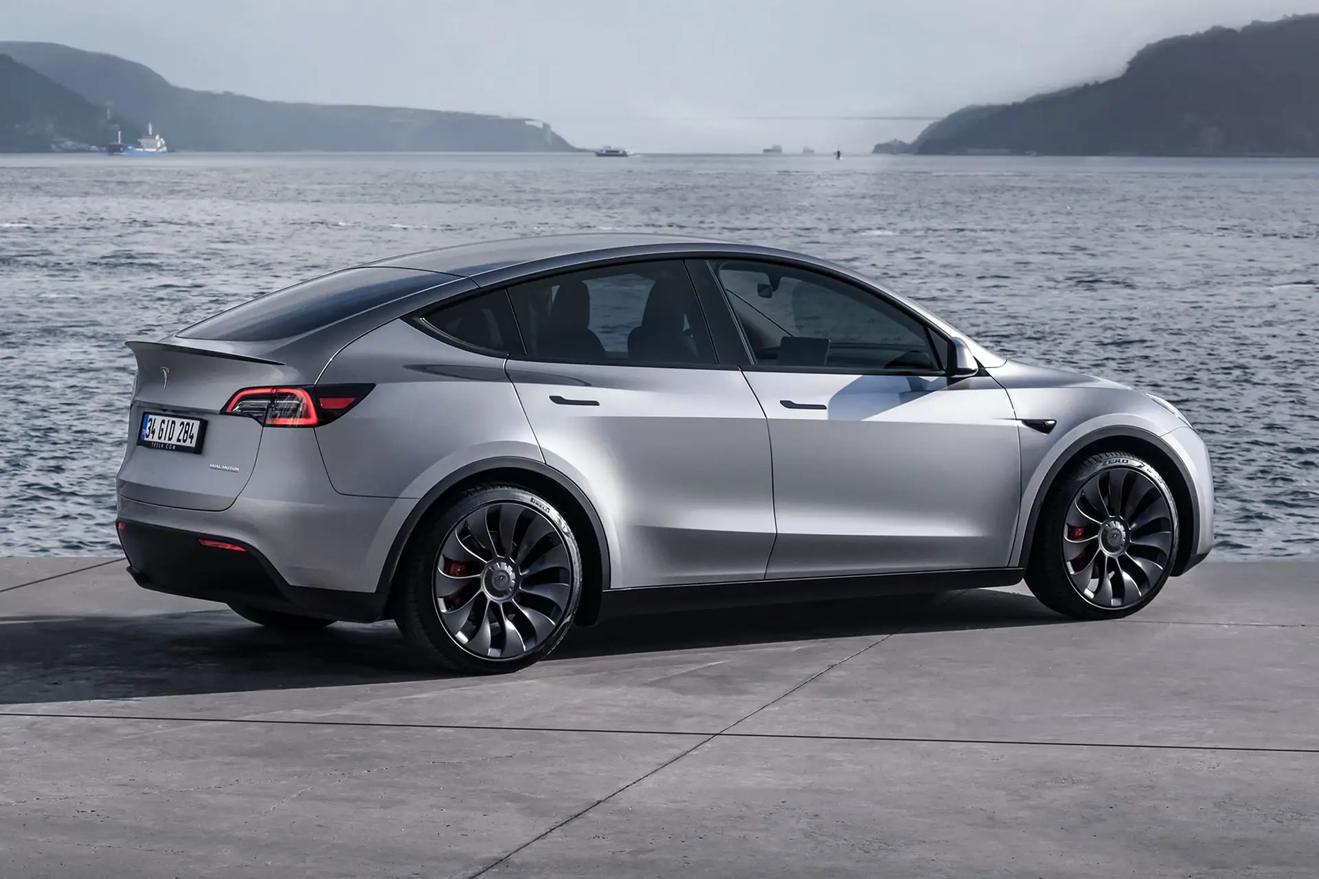 Tesla Model Y Review 2024: Parked
