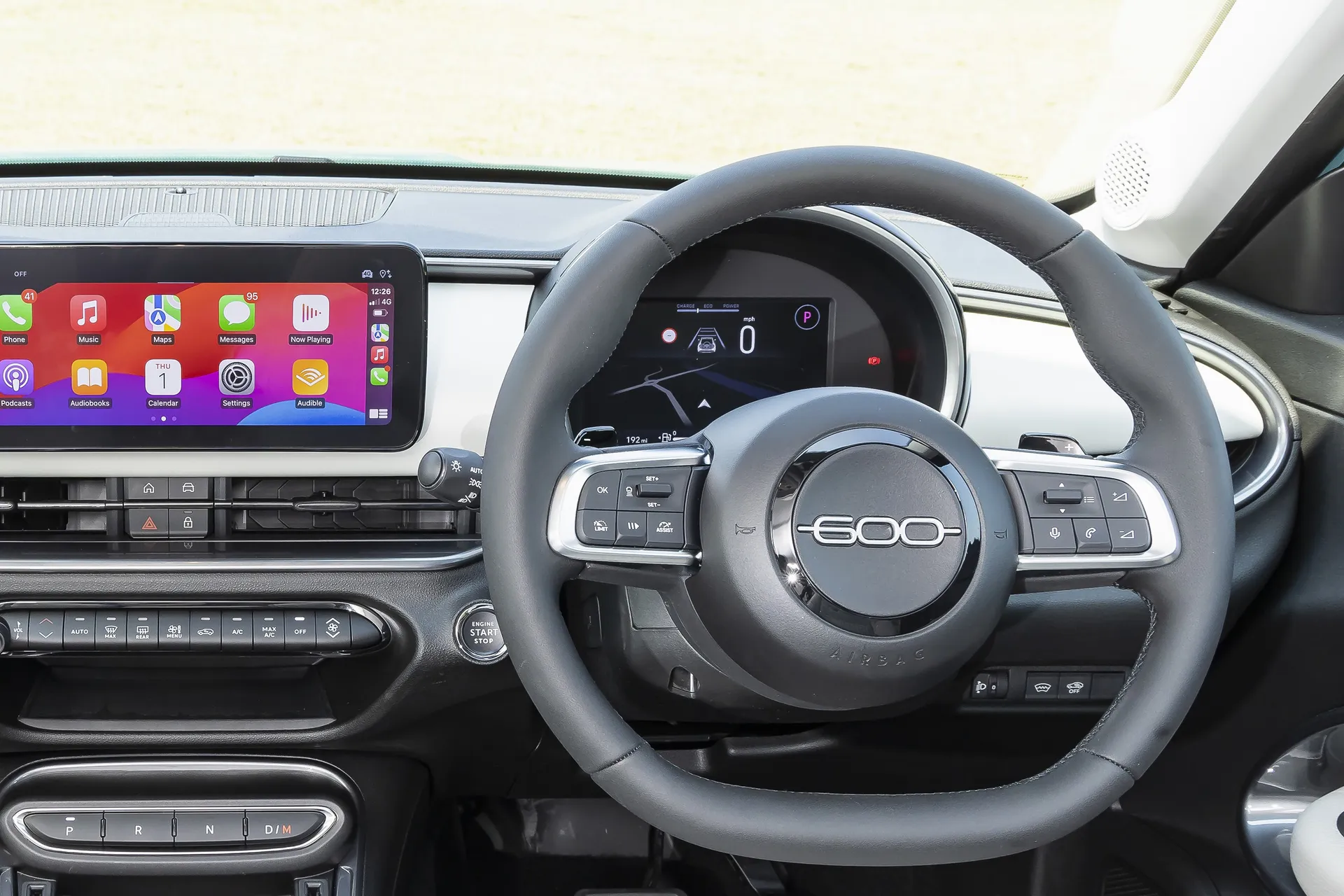 Fiat 600 Review: interior view