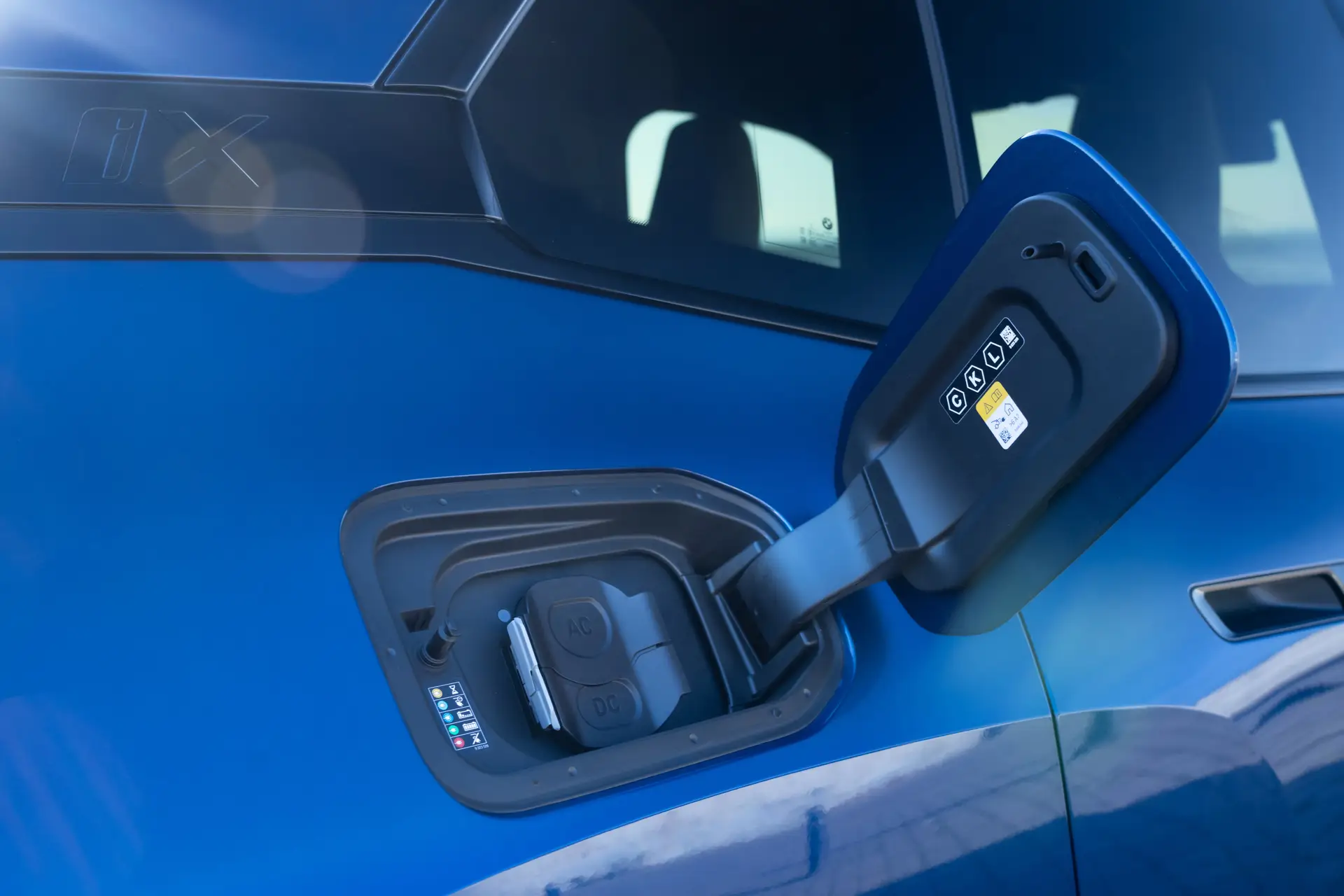 BMW iX review 2023: charging port