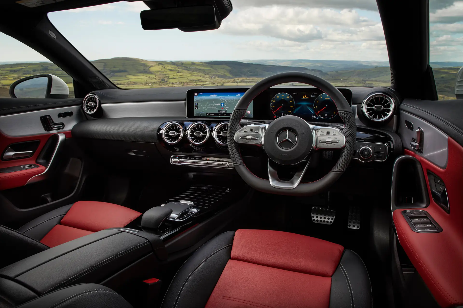 Mercedes CLA review 2023 front interior