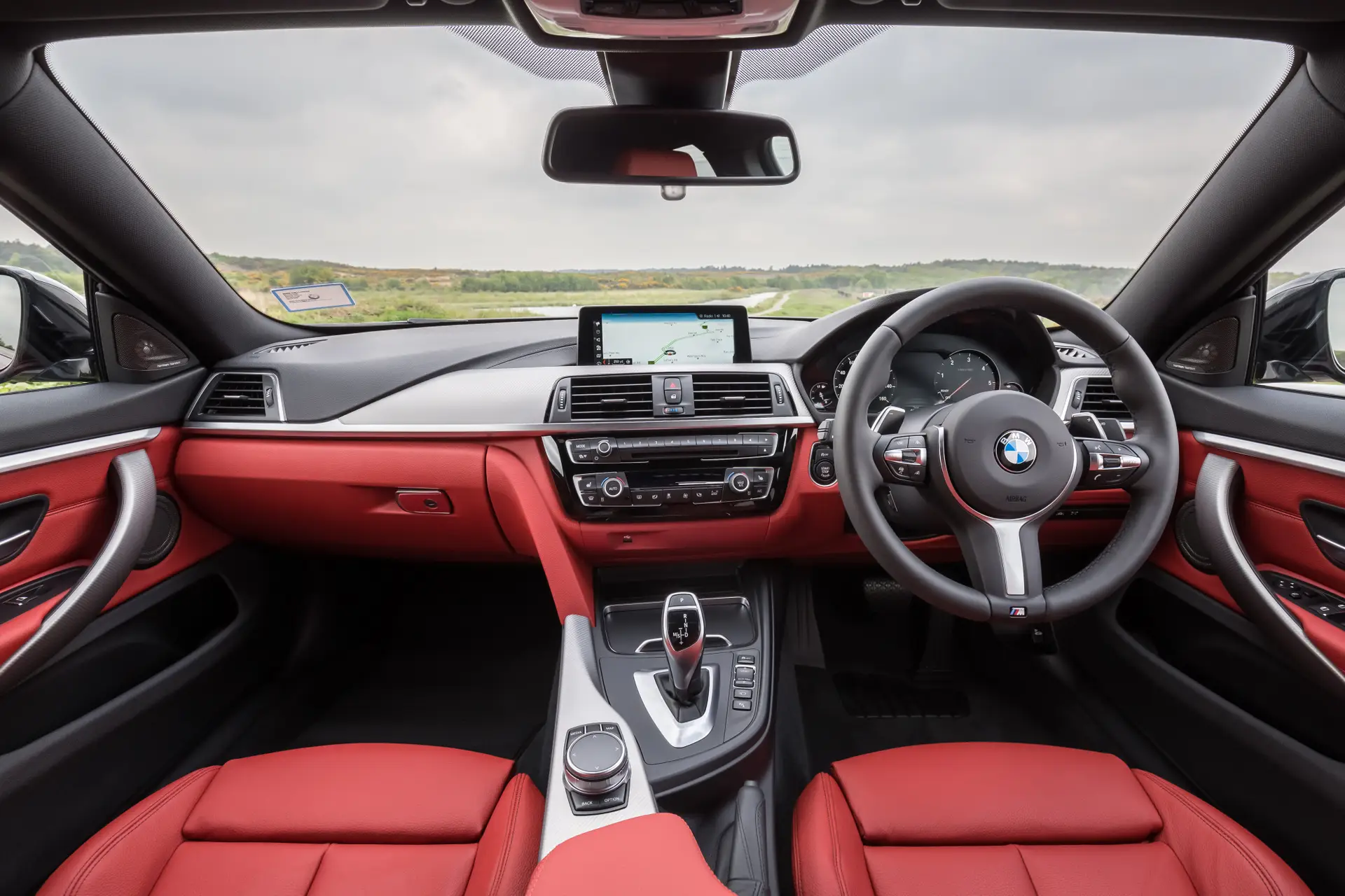 BMW 4 Series Gran Coupe Interior Red 