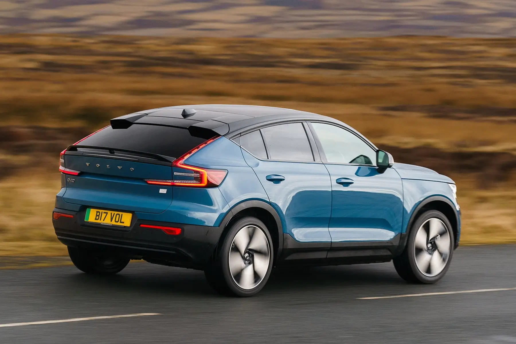 Volvo C40 Recharge Review 2024: rear dynamic