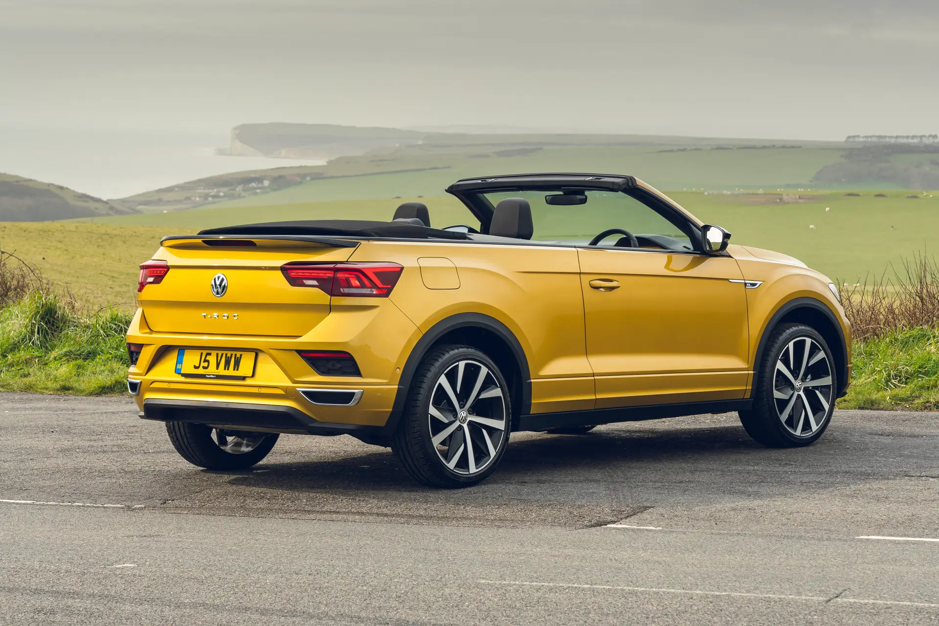 Volkswagen T-Roc Cabriolet Review 2023: Rear Side View