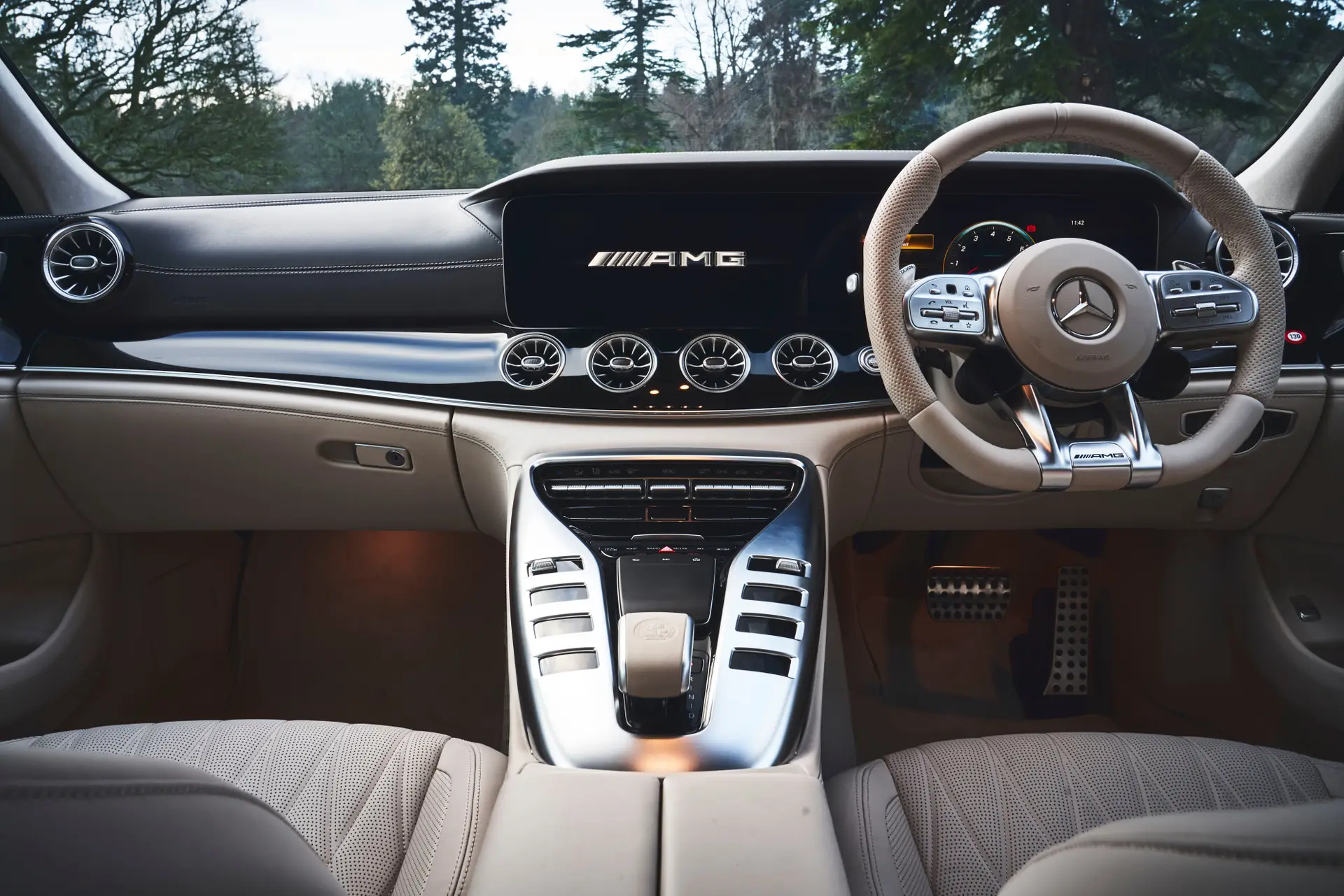 Mercedes-AMG GT 4-Door review 2023: front interior