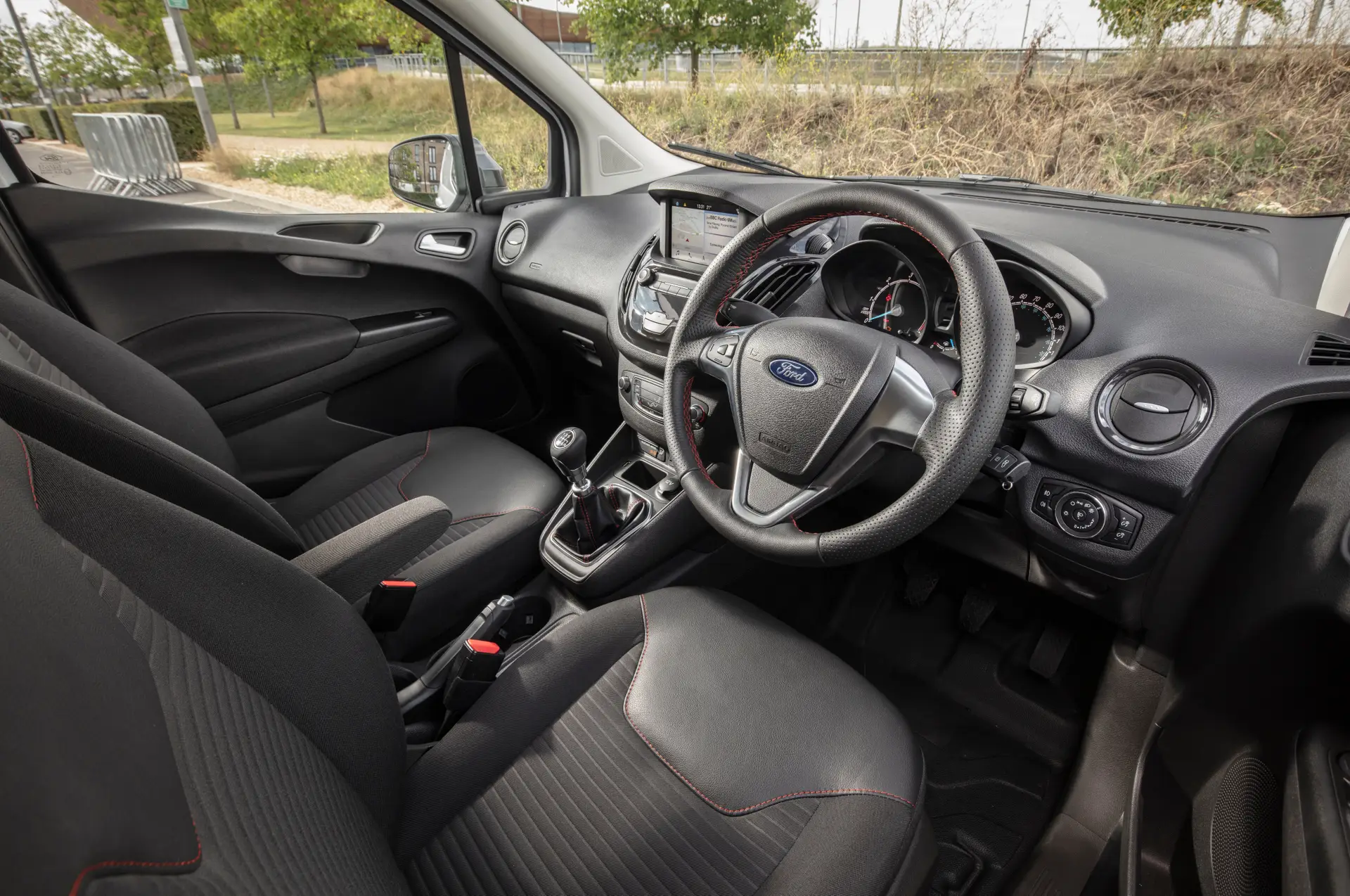 Ford Transit Courier Review 2023: interior dashboard
