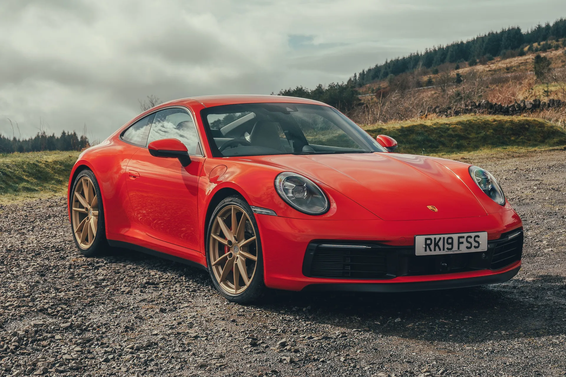 Porsche 911 Front View