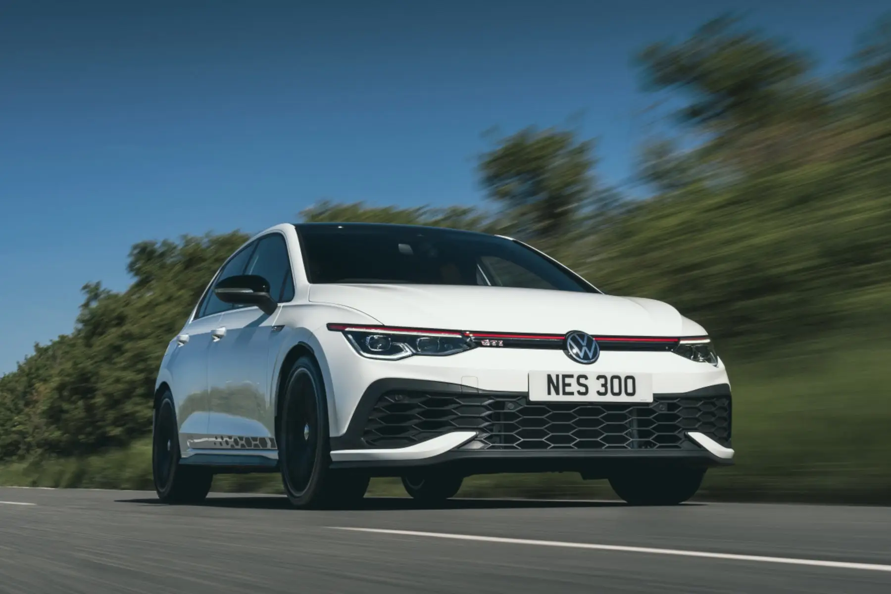 VW Golf GTI Clubsport Review 2023: front side