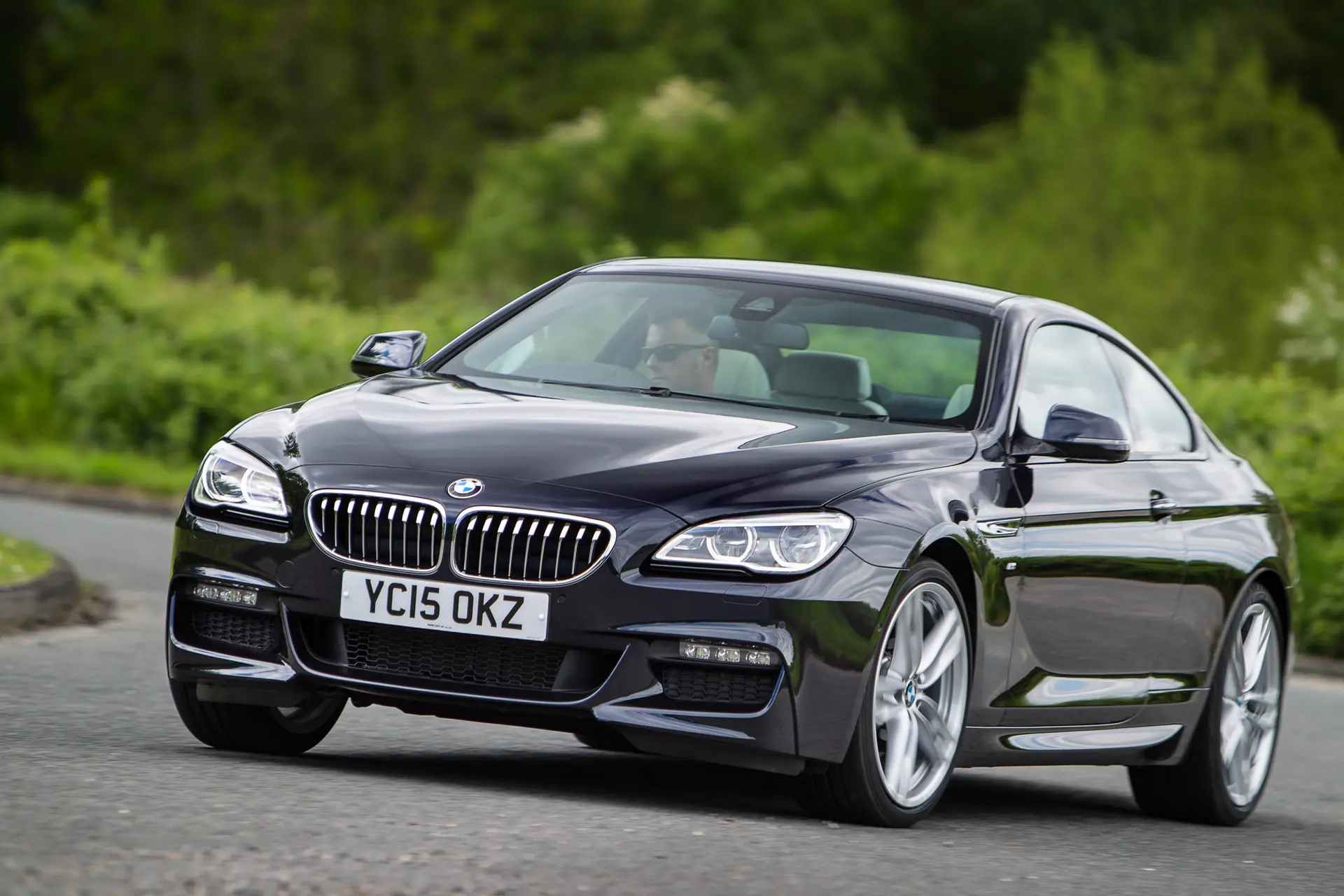 BMW 6 Series (2011-2018) Review: exterior front three quarter photo of the BMW 6 Series on the road