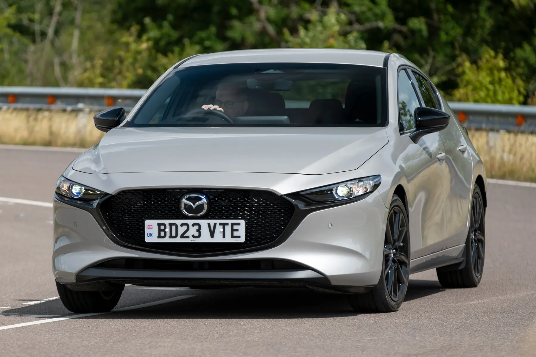 Mazda 3 Review 2024: front dynamic