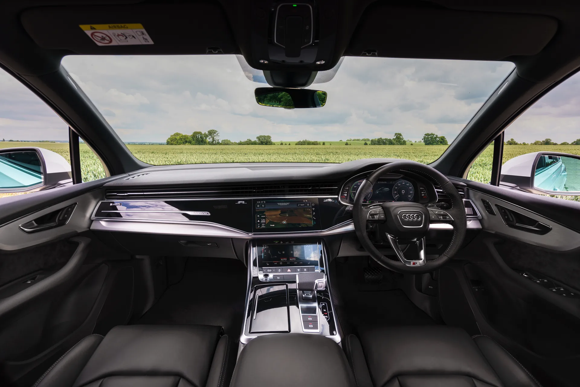 Audi Q7 Review 2024: Interior and front seating