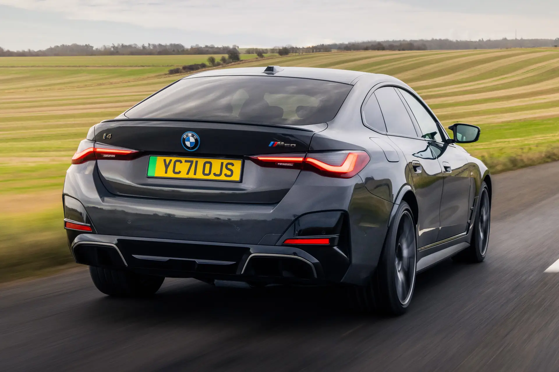 BMW i4 Review 2024: rear dynamic