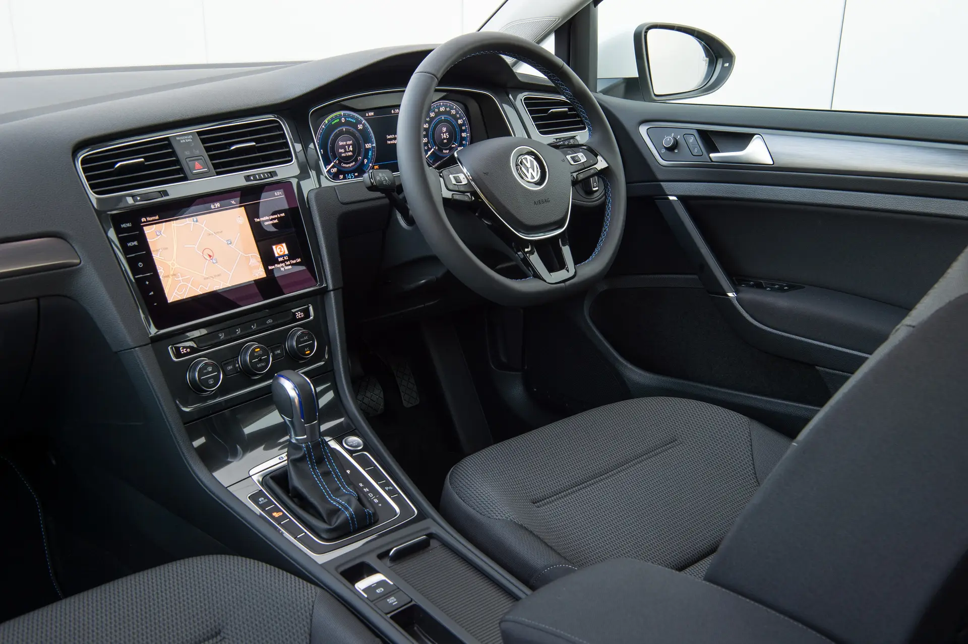 Volkswagen e-Golf review 2023: interior dashboard