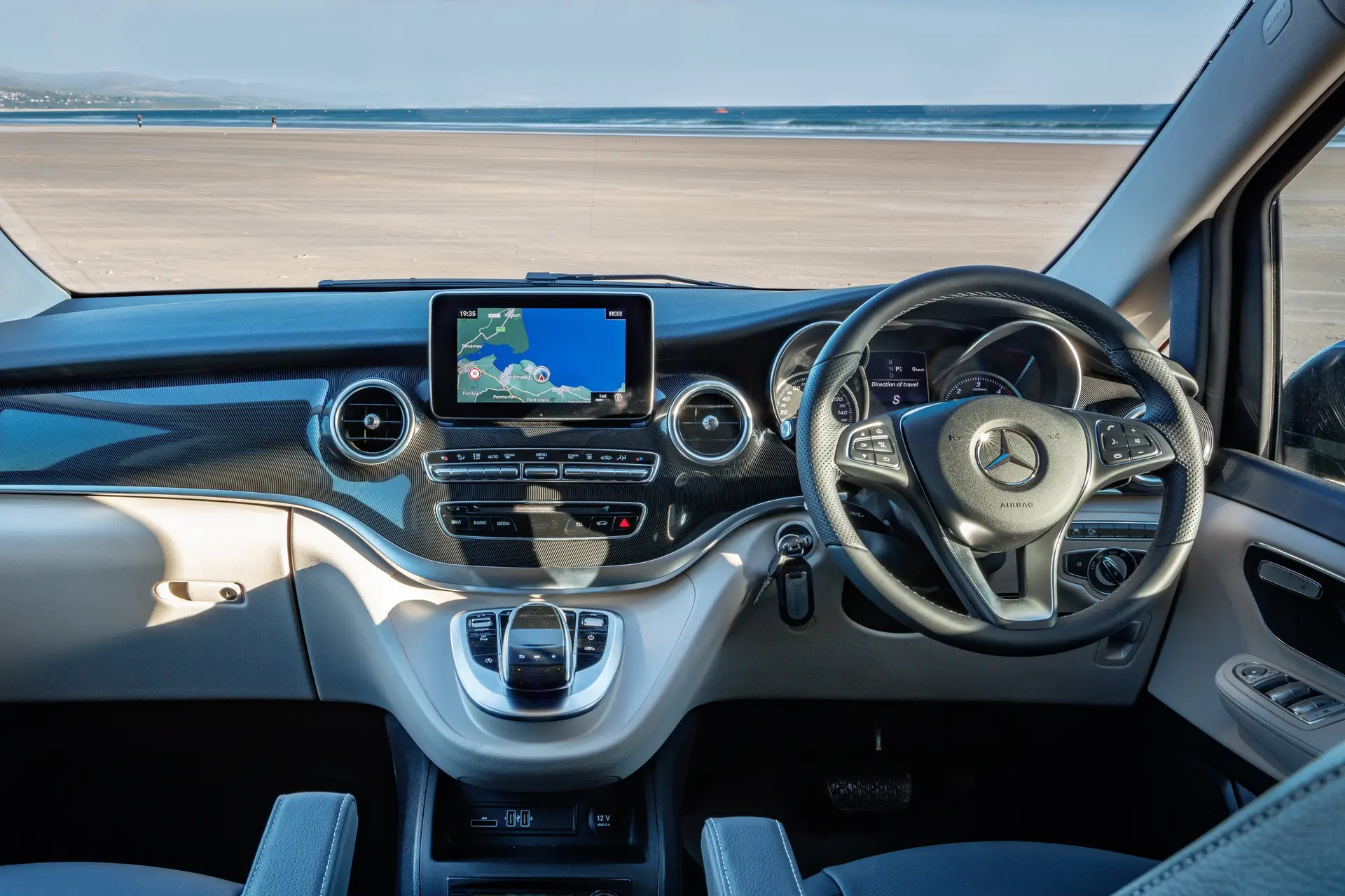 Mercedes-Benz V-Class Marco Polo Review 2023 front interior