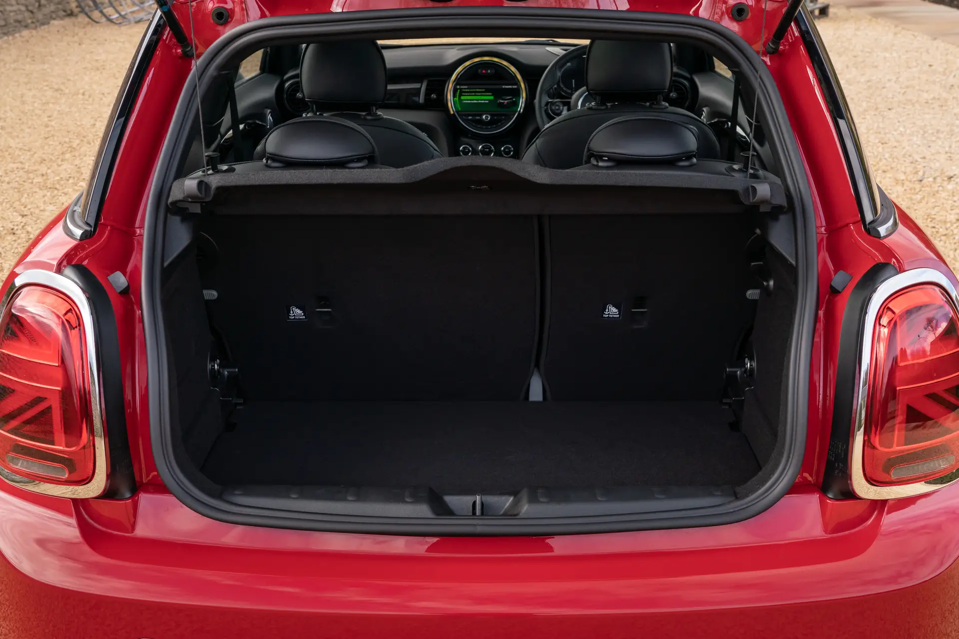 MINI Electric Review 2023 boot space