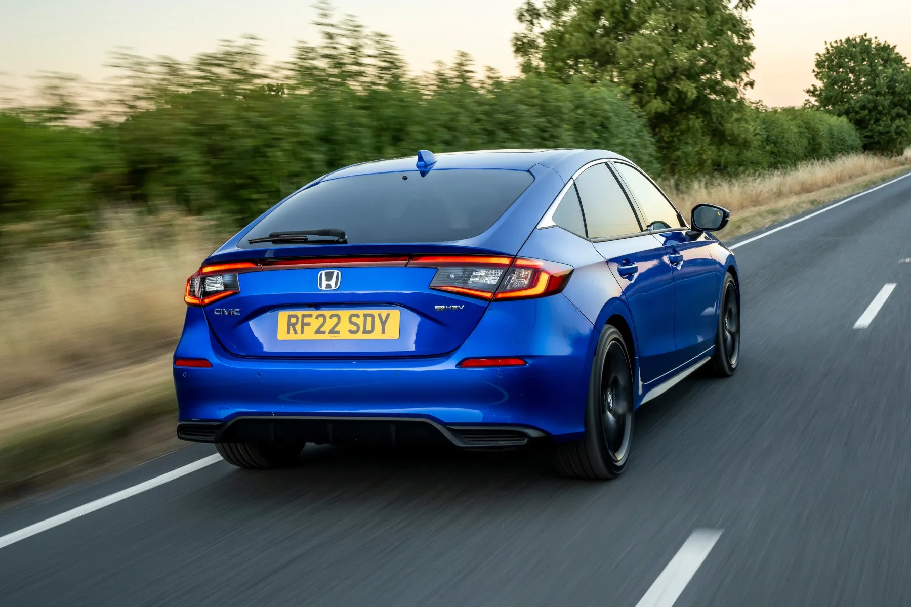 Honda Civic Review: rear driving