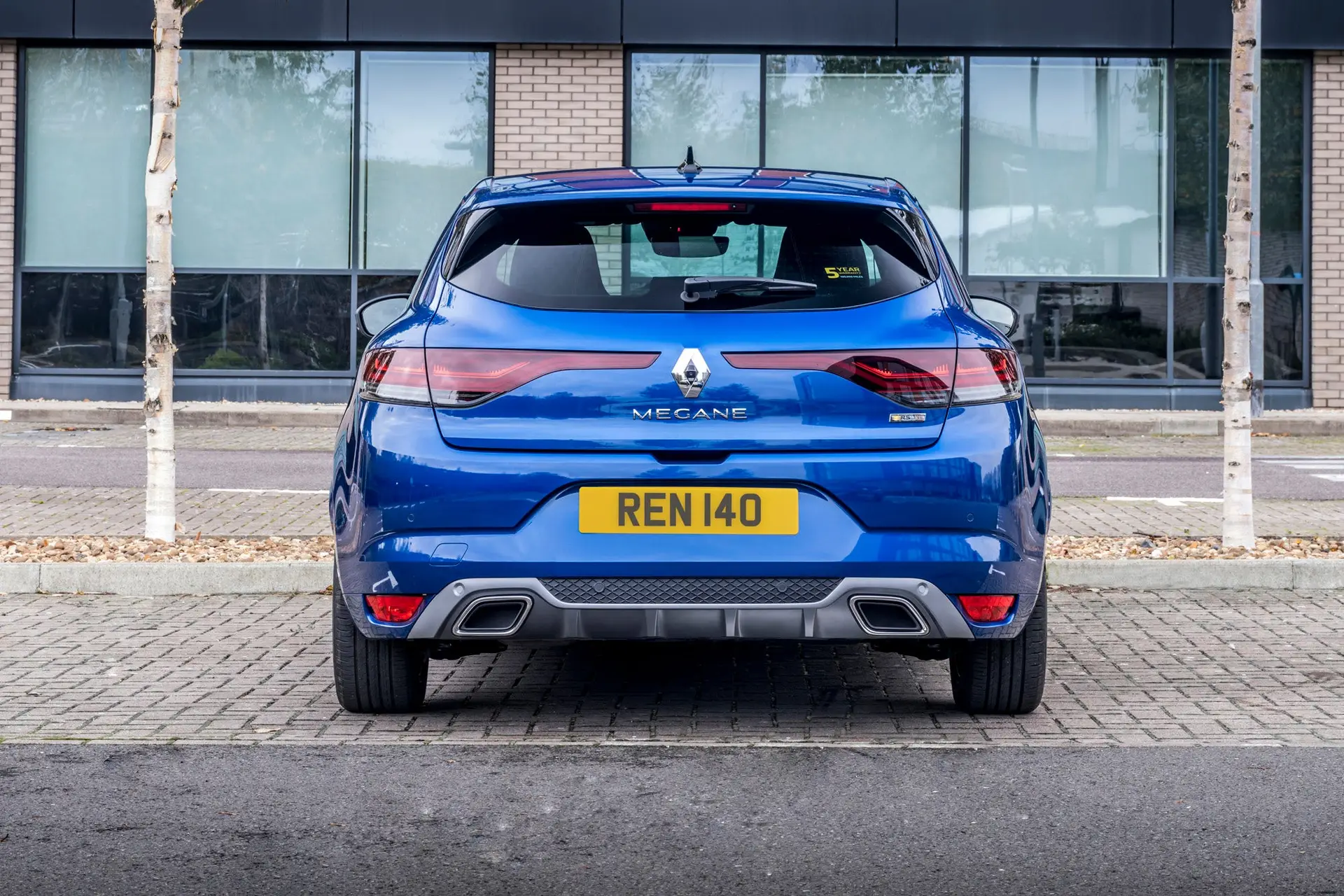 Renault Megane Review 2023: rear blue
