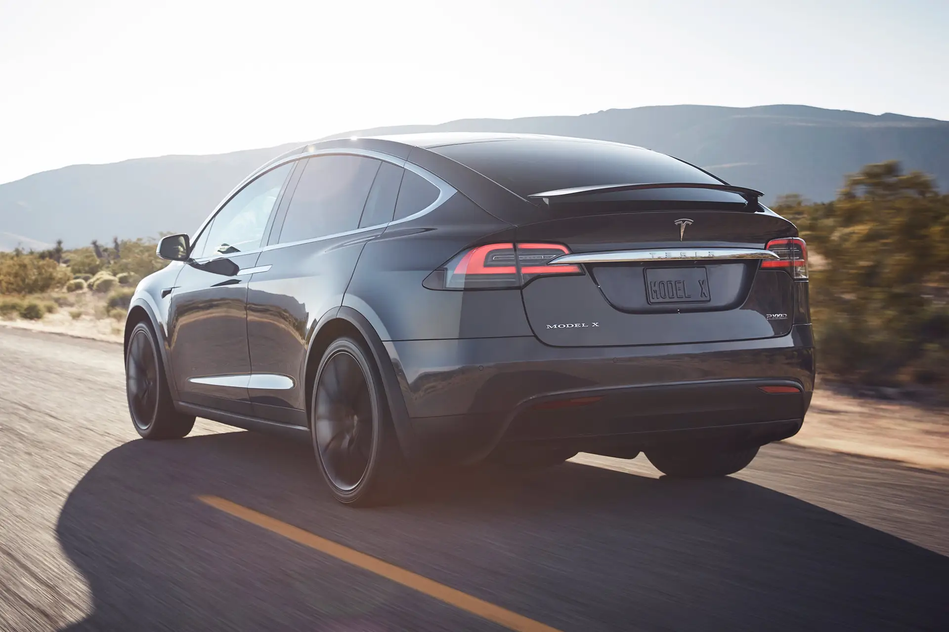 Tesla Model X Review 2023: rear dynamic