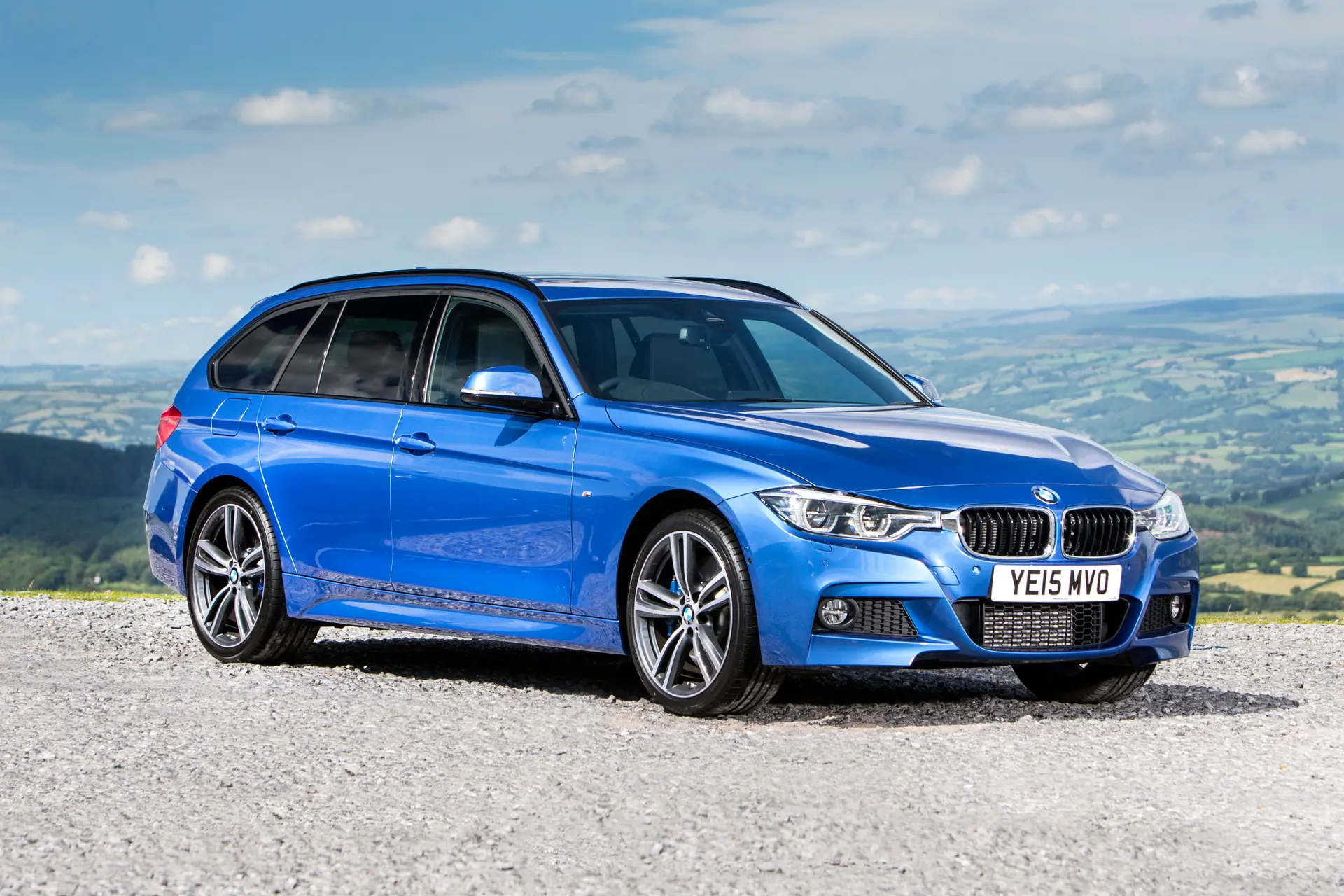 BMW 3 Series Touring (2012-2019) Review: exterior front three quarter photo of the BMW 3 Series Touring 