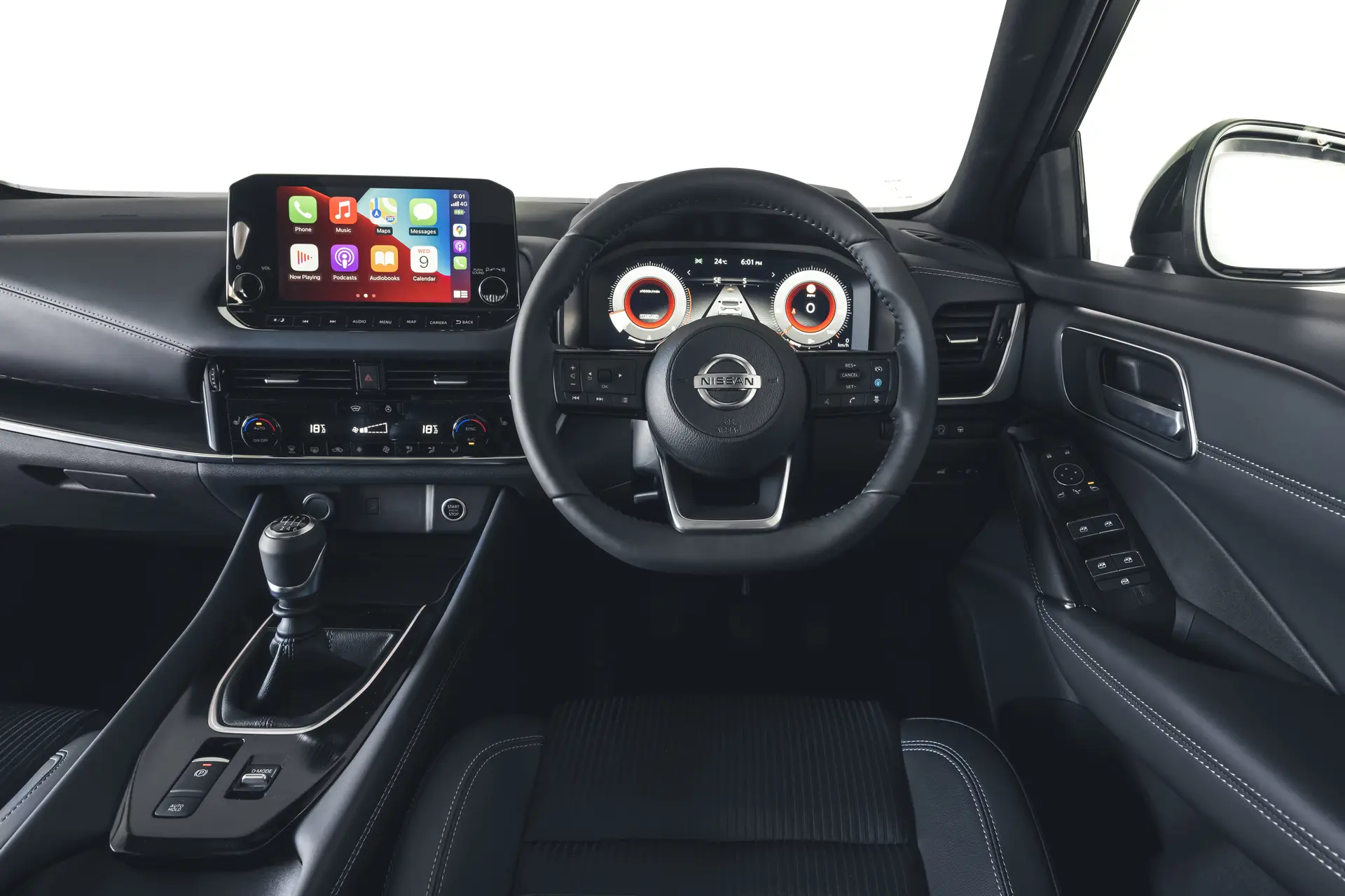 Nissan Qashqai Review 2024: interior photo of the Qashqai's dashboard and controls